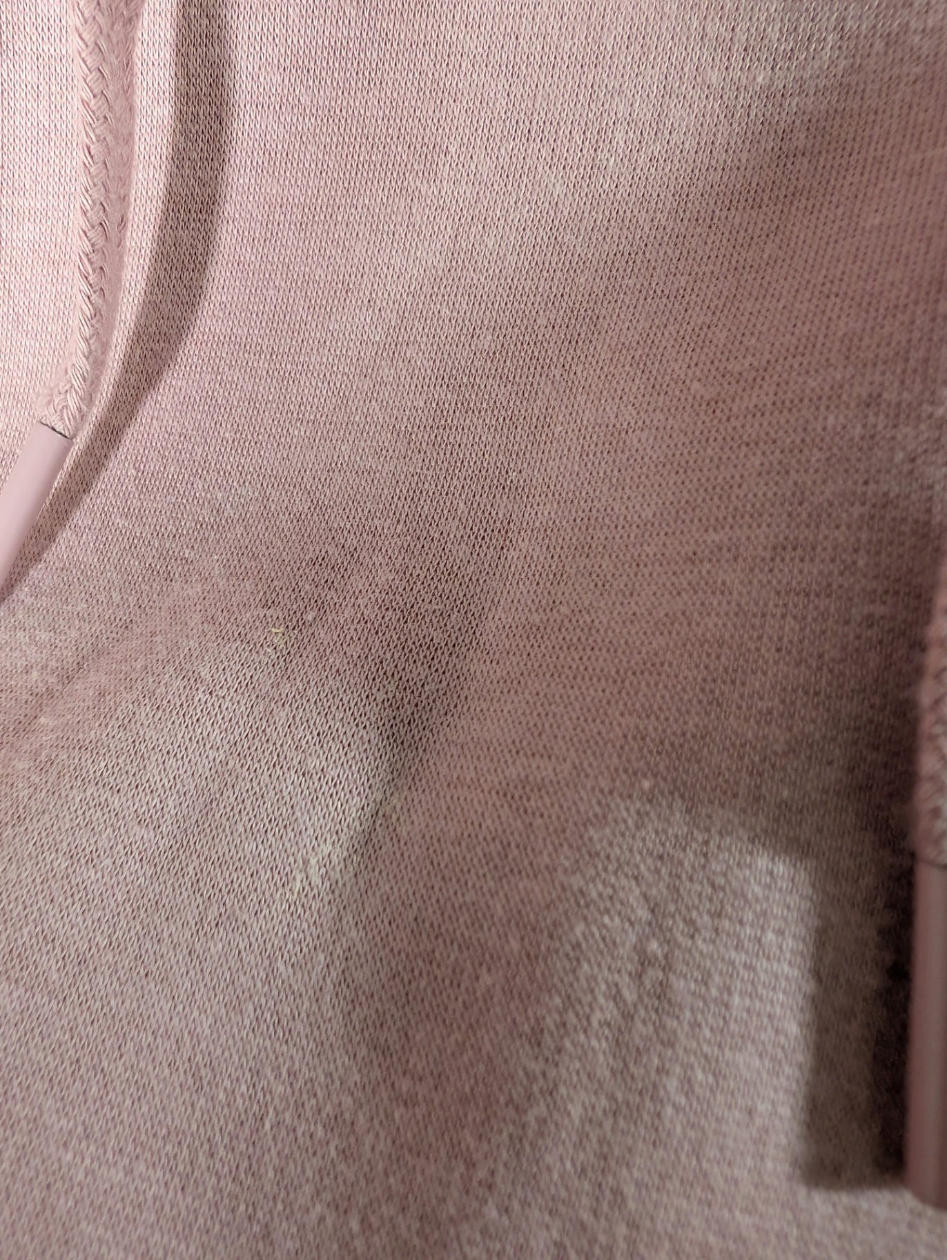 La Vie en Rose pink fleece-lined hooded vest - Large