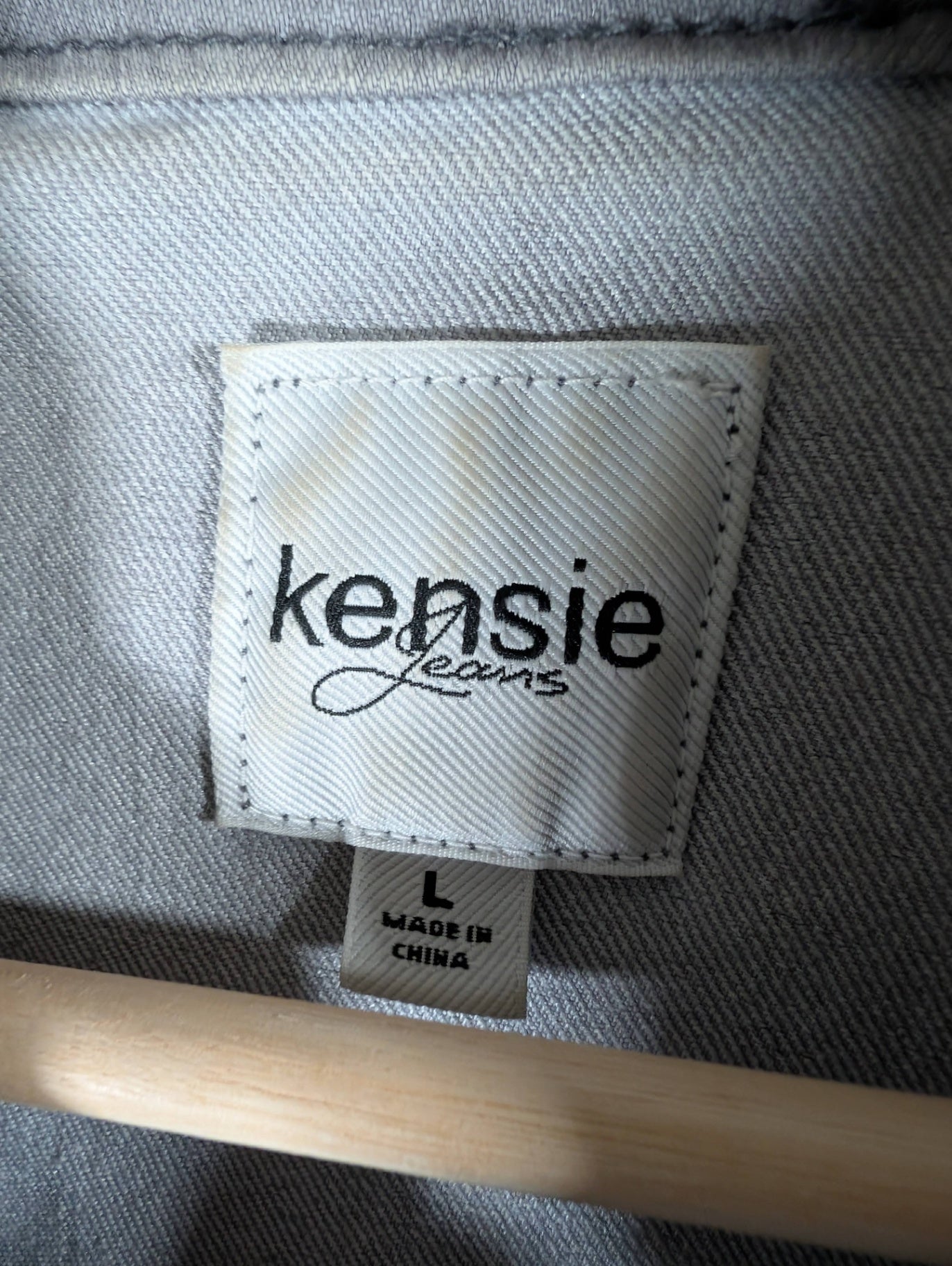 Kensie grey denim jacket - Large