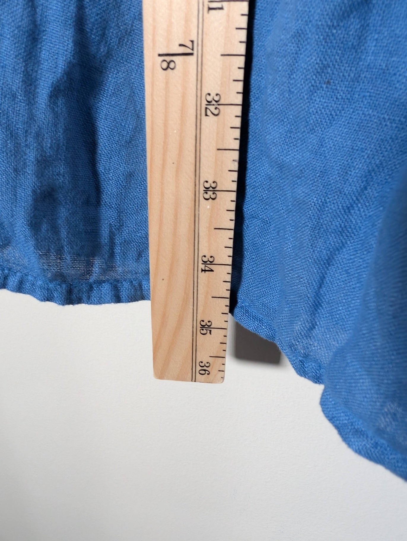 Terzo Millennio linen blue dress- Large