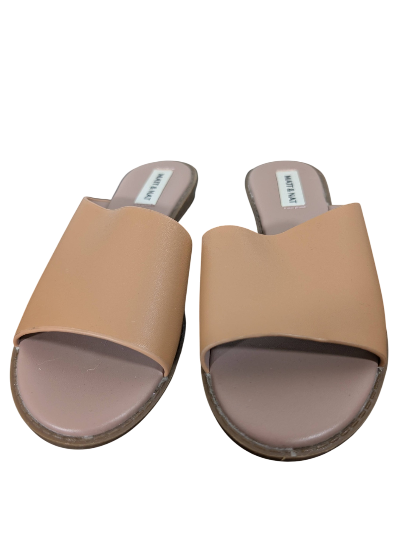Mat&Nat beige slides - SZ 5