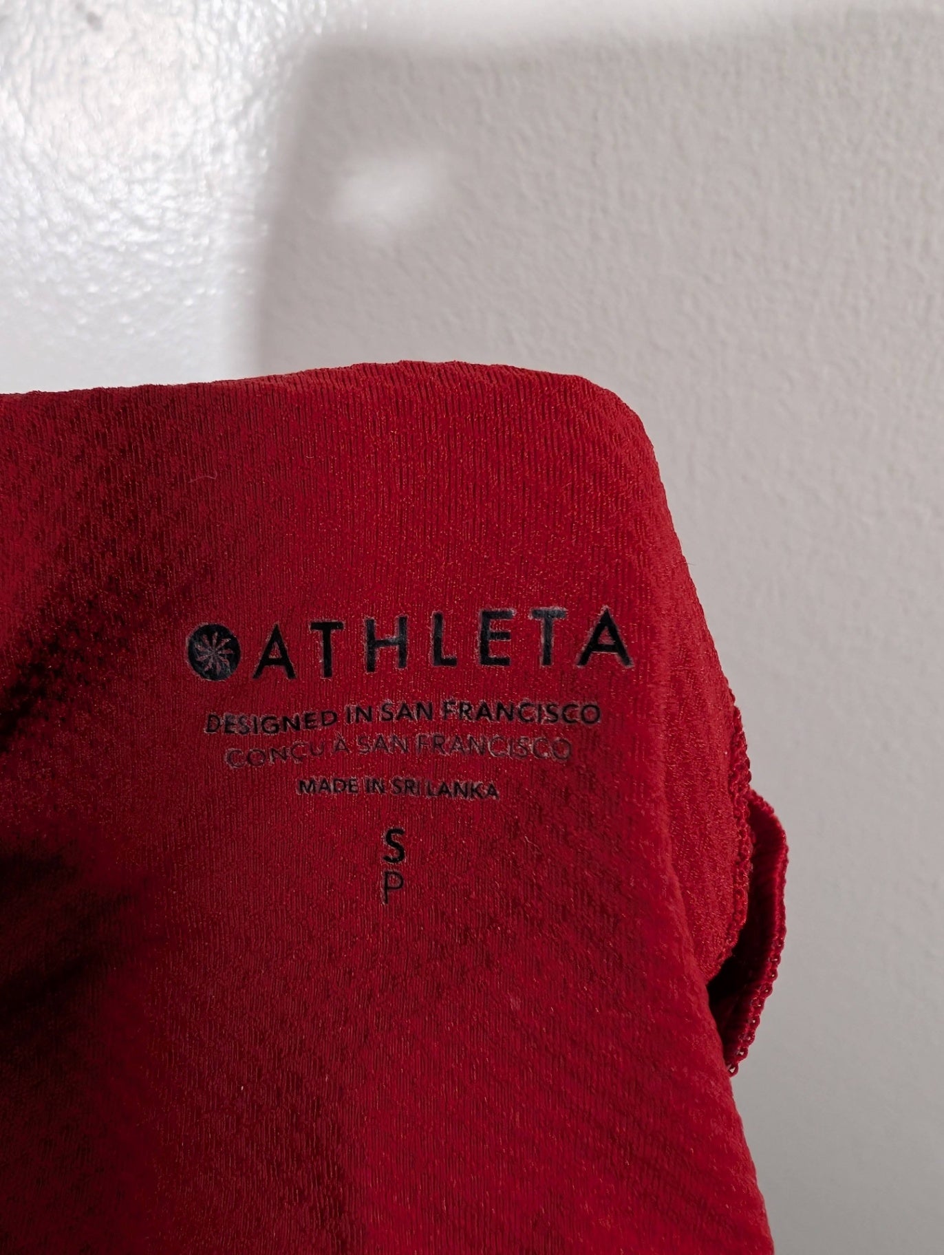 Athleta red sports bra - Small