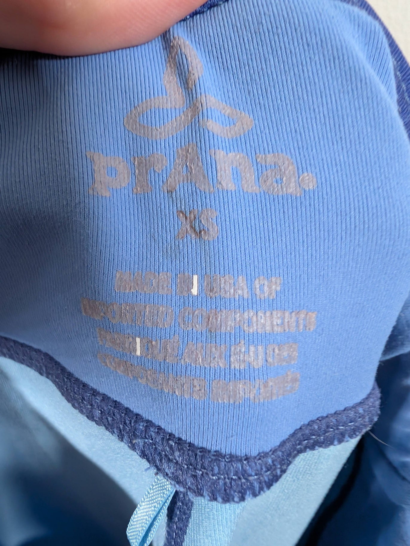 PrAna blue leggings - XS