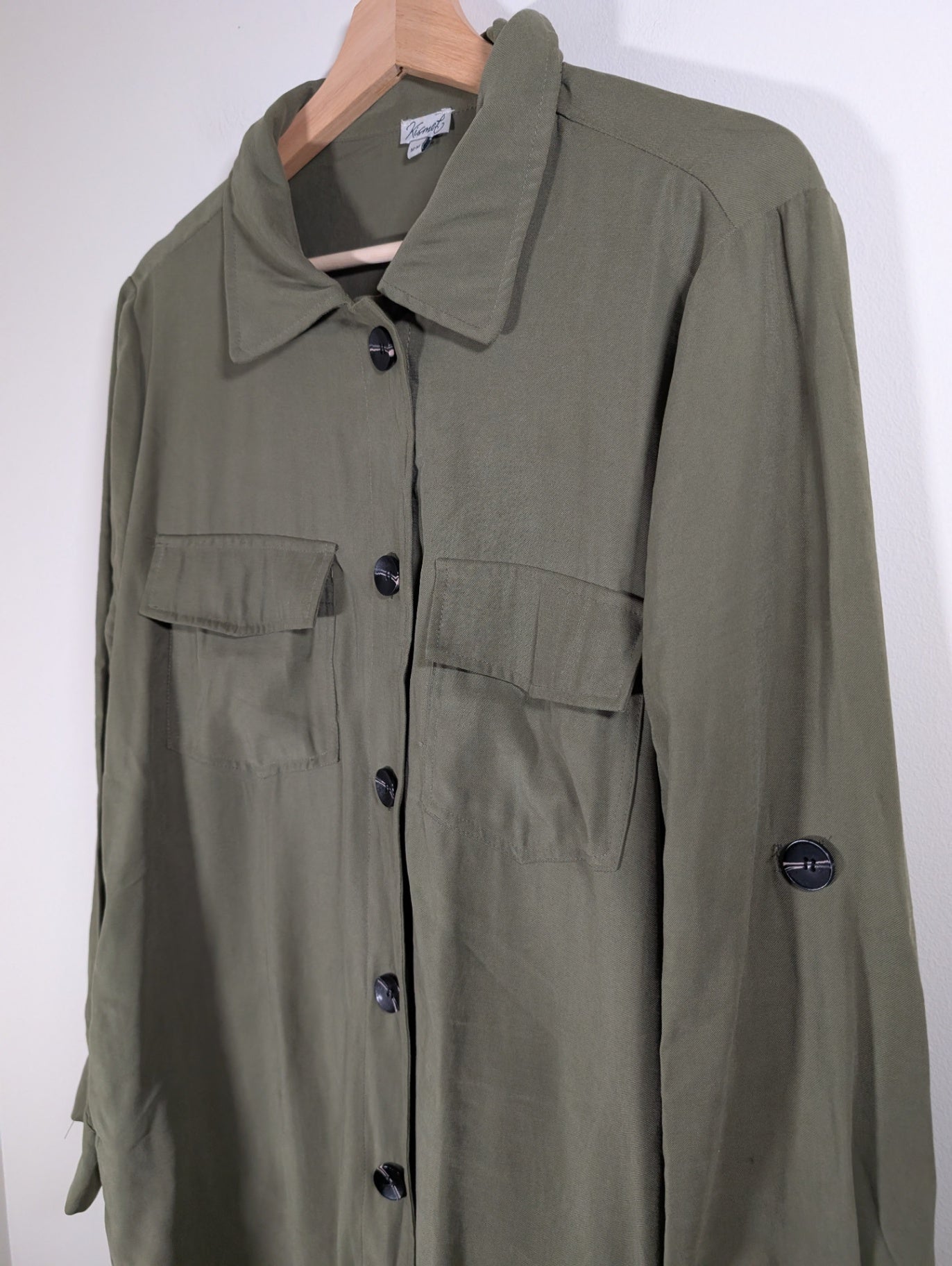 Kismet green long tunic - Medium