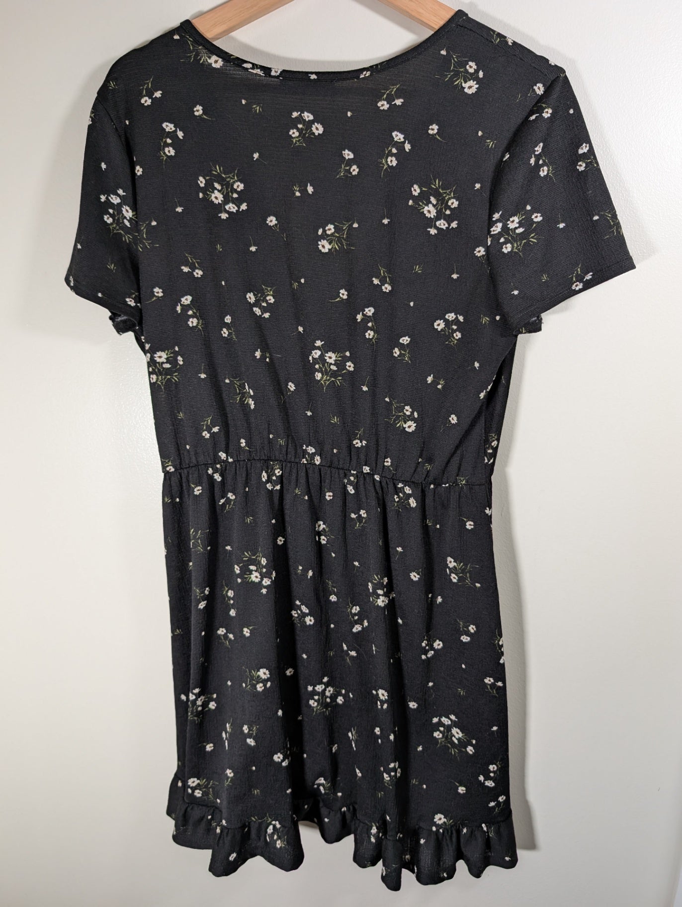 eclipse black floral dress - Medium