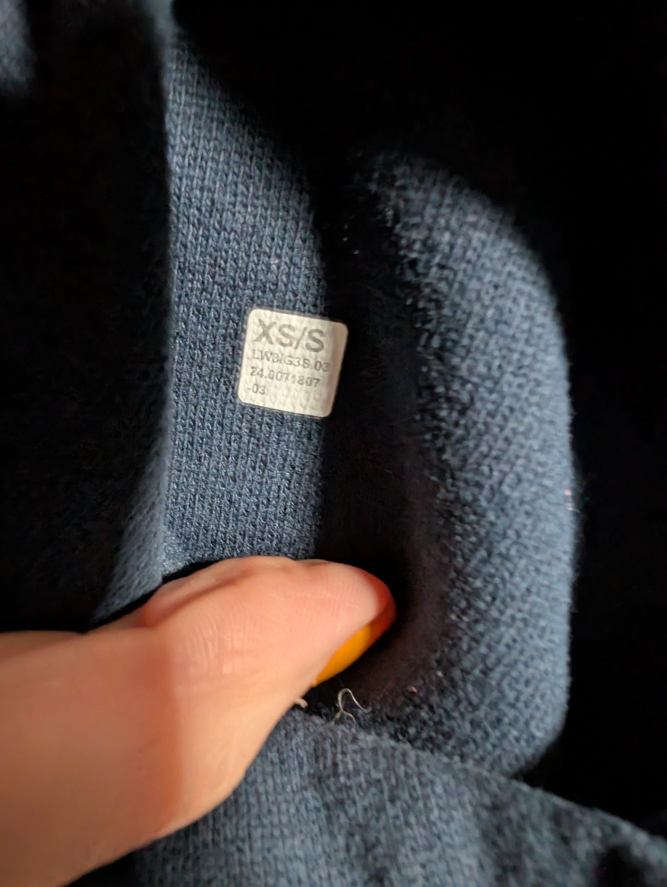 Lululemon scuba oversized half-zip navy hoodie - XS