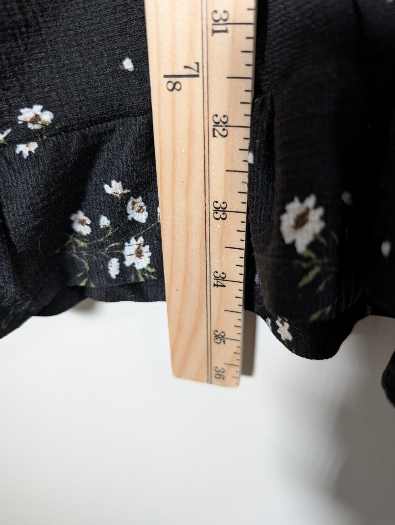 eclipse black floral dress - Medium