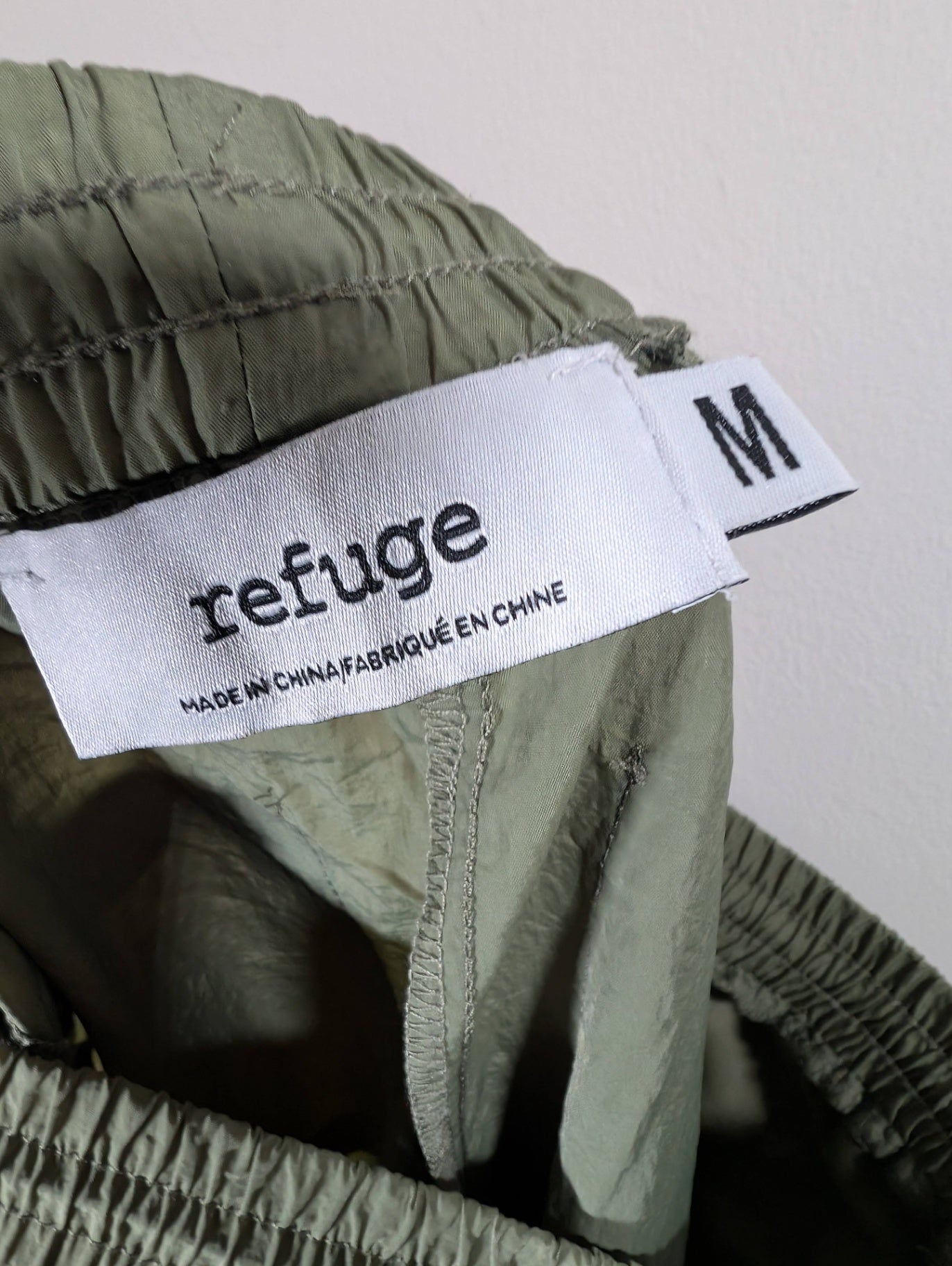Refuge green cargo joggers - Medium