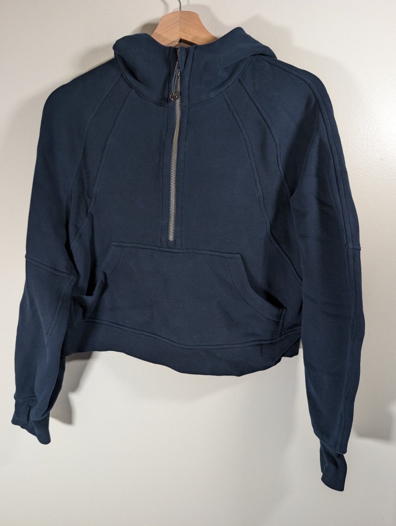 Lululemon scuba oversized half-zip navy hoodie - XS