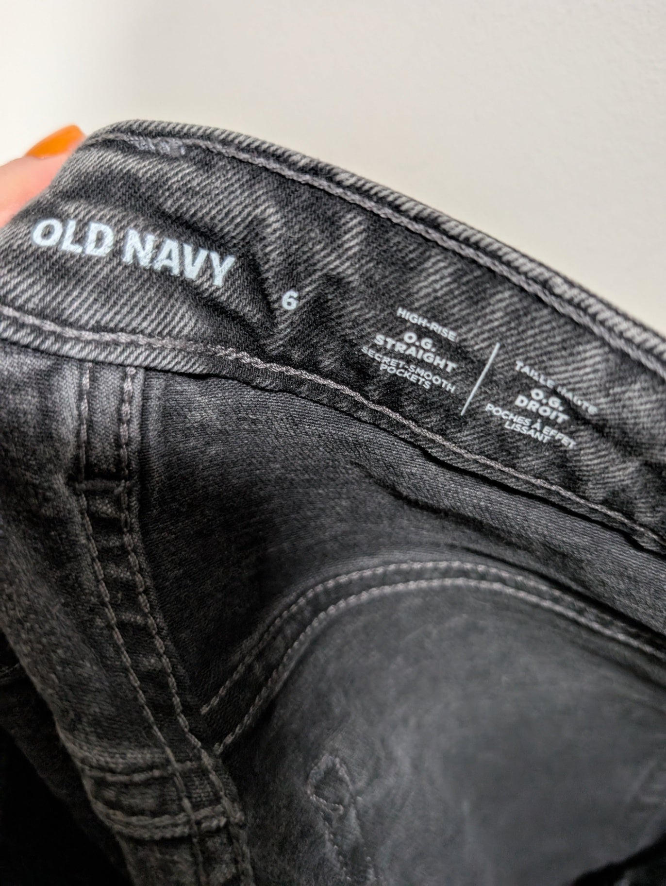 Old Navy high-rise OG straight - SZ 6