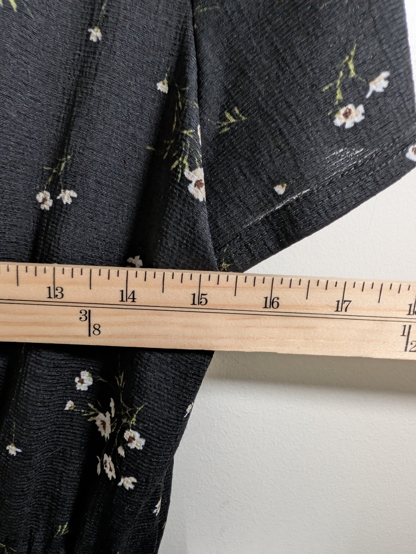eclipse black floral dress - Medium