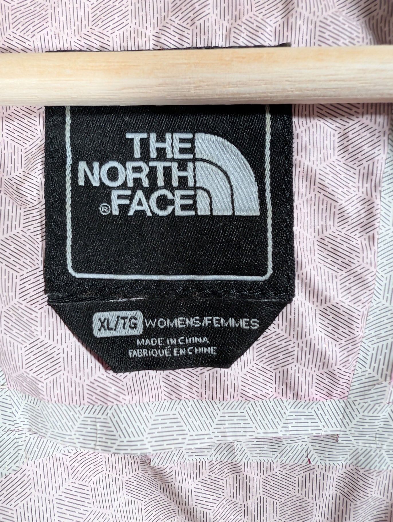 The North Face pink light jacket - XL