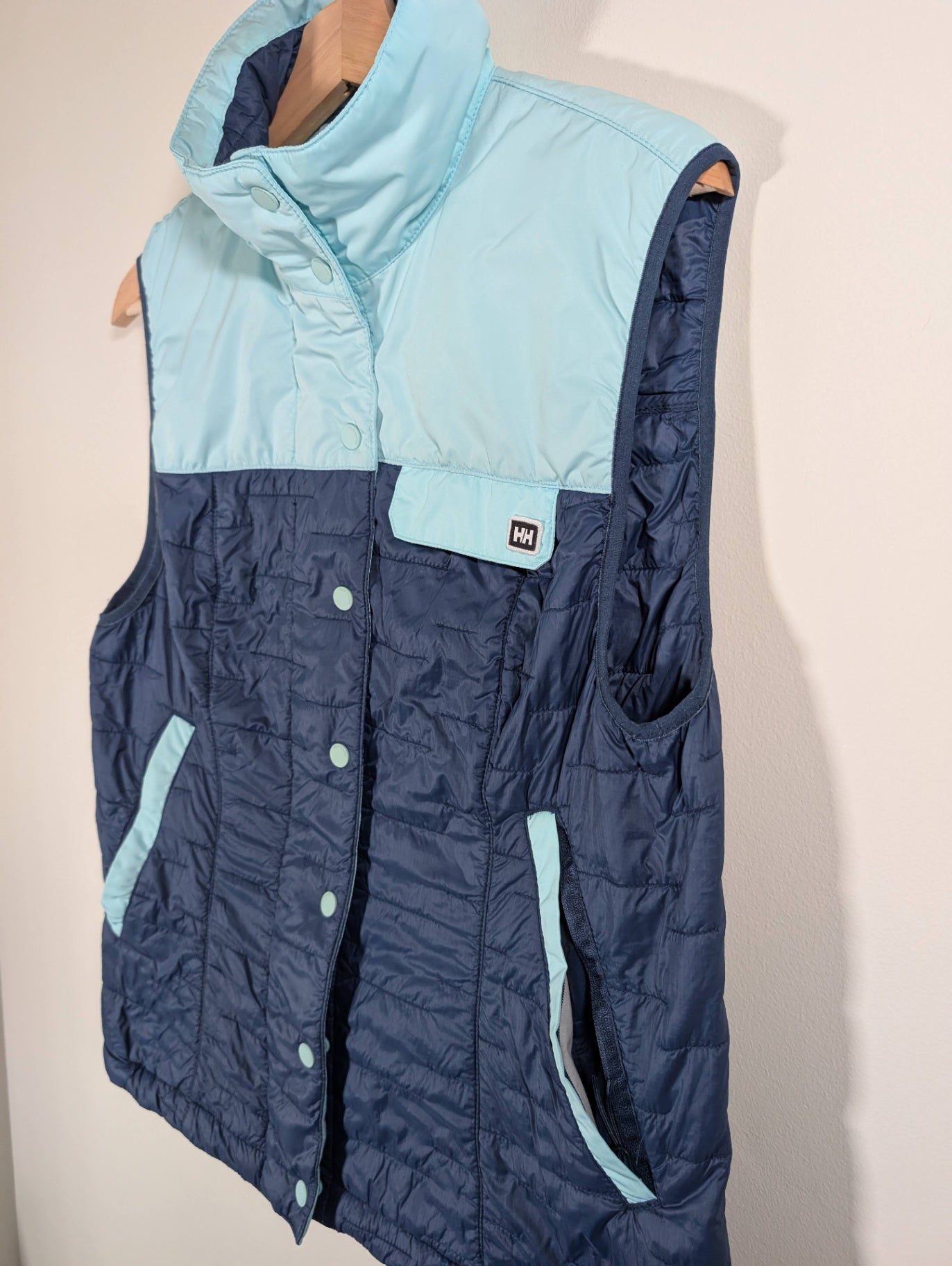 Helly Hansen blue puffer vest- Large