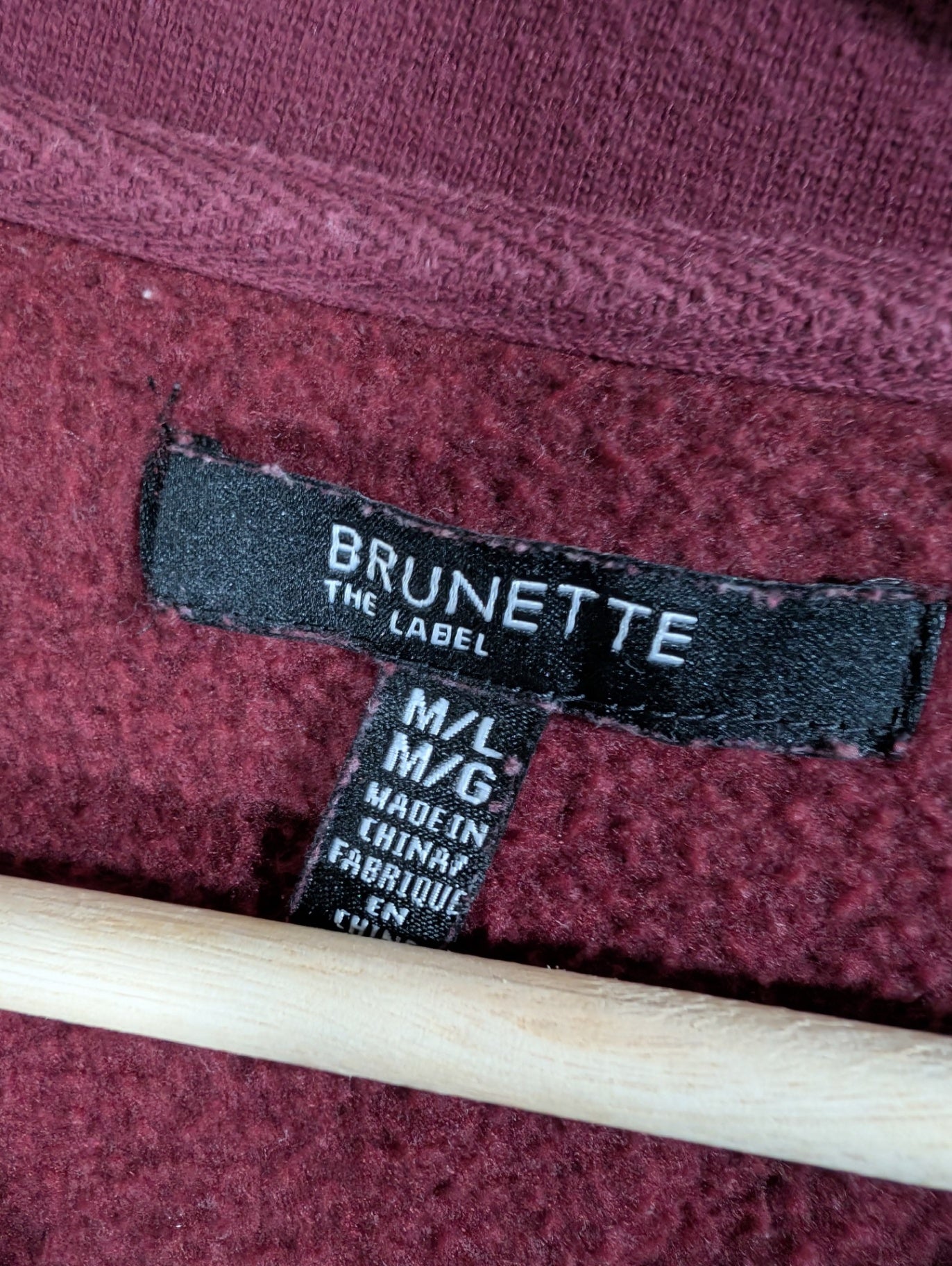 Brunette the Label "Fries before guys" creweneck - Medium