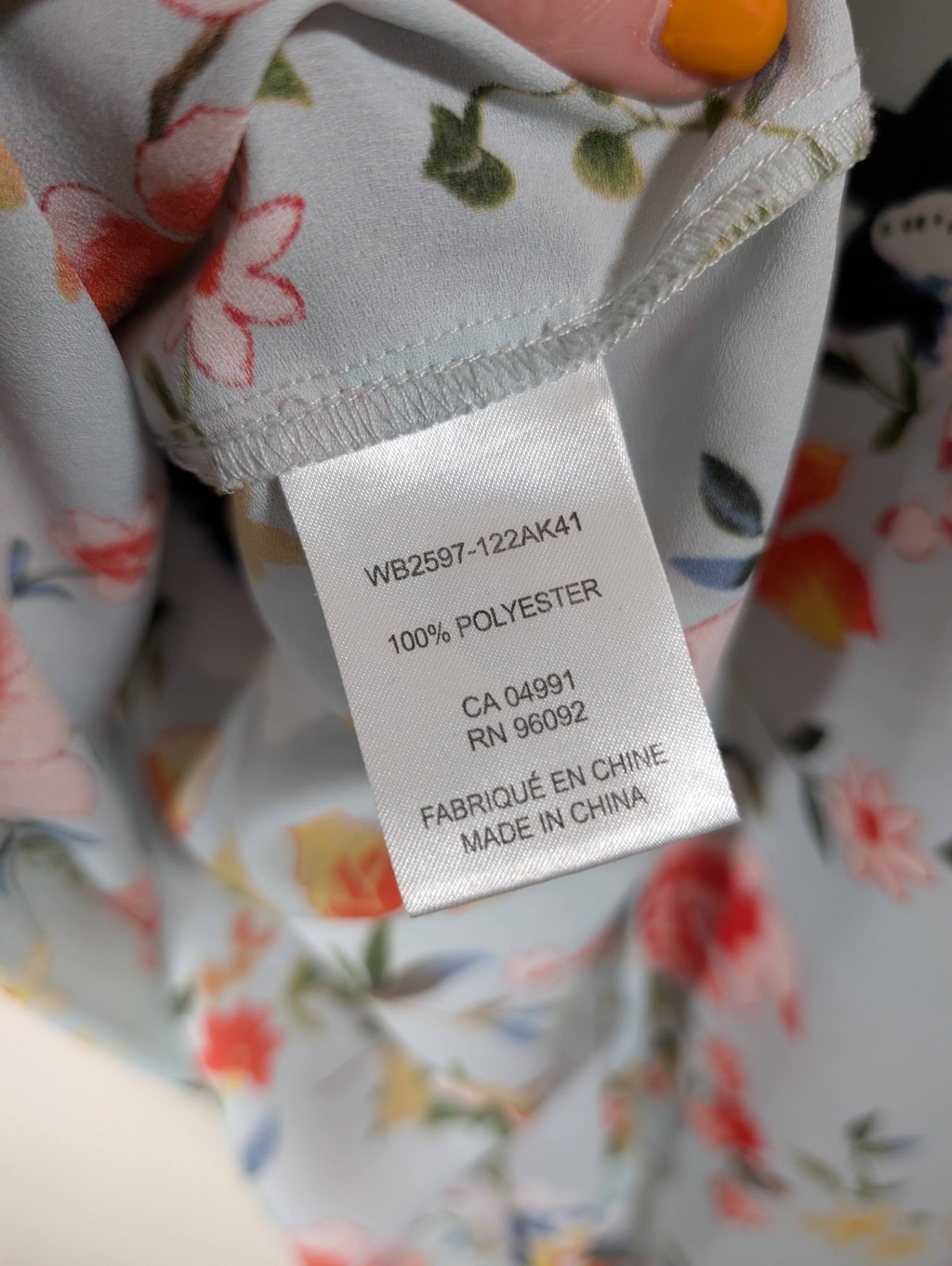 Jasmine & Juliana blue floral blouse - XL
