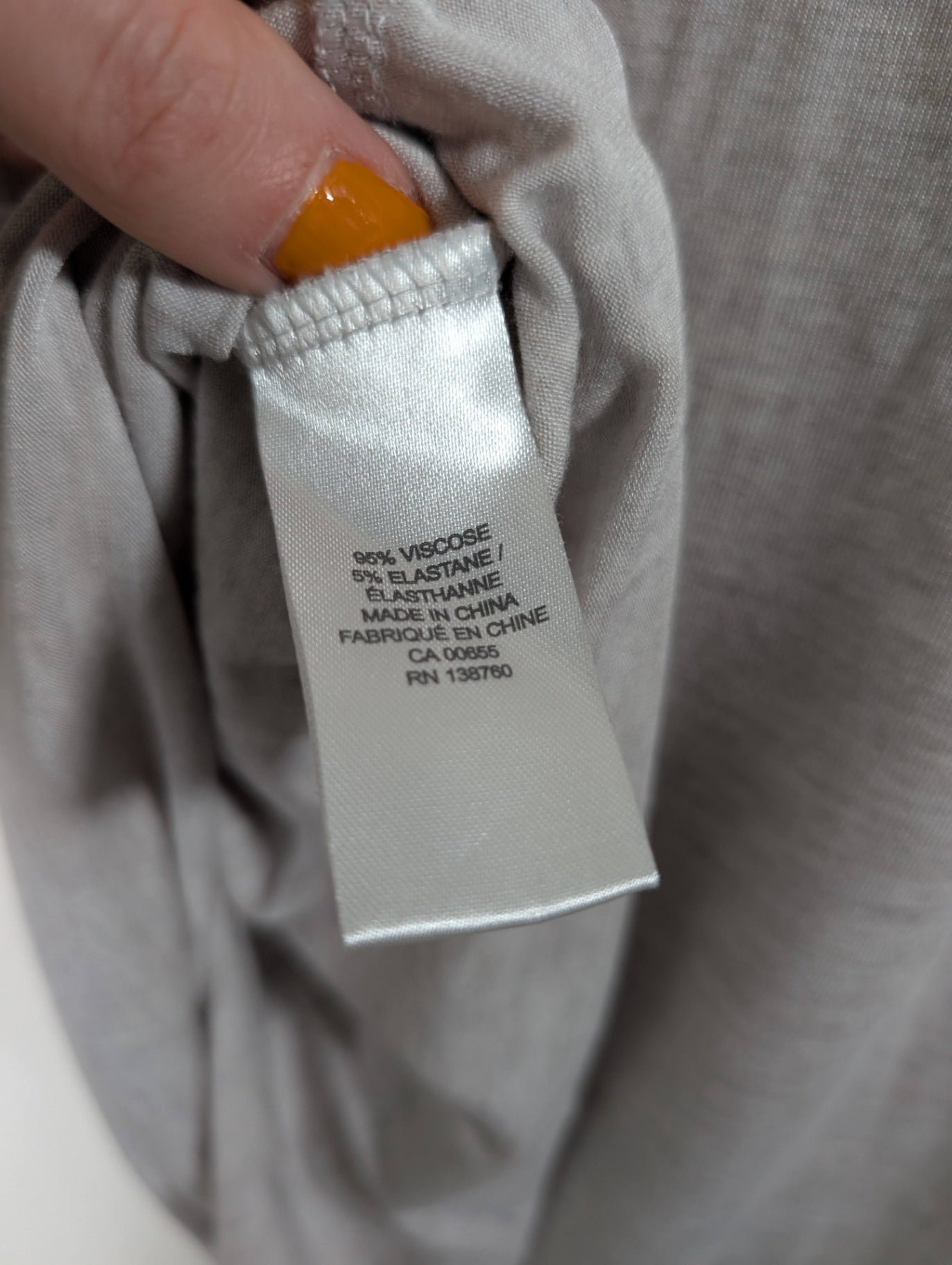 RW&Co. grey long-sleeve - Large