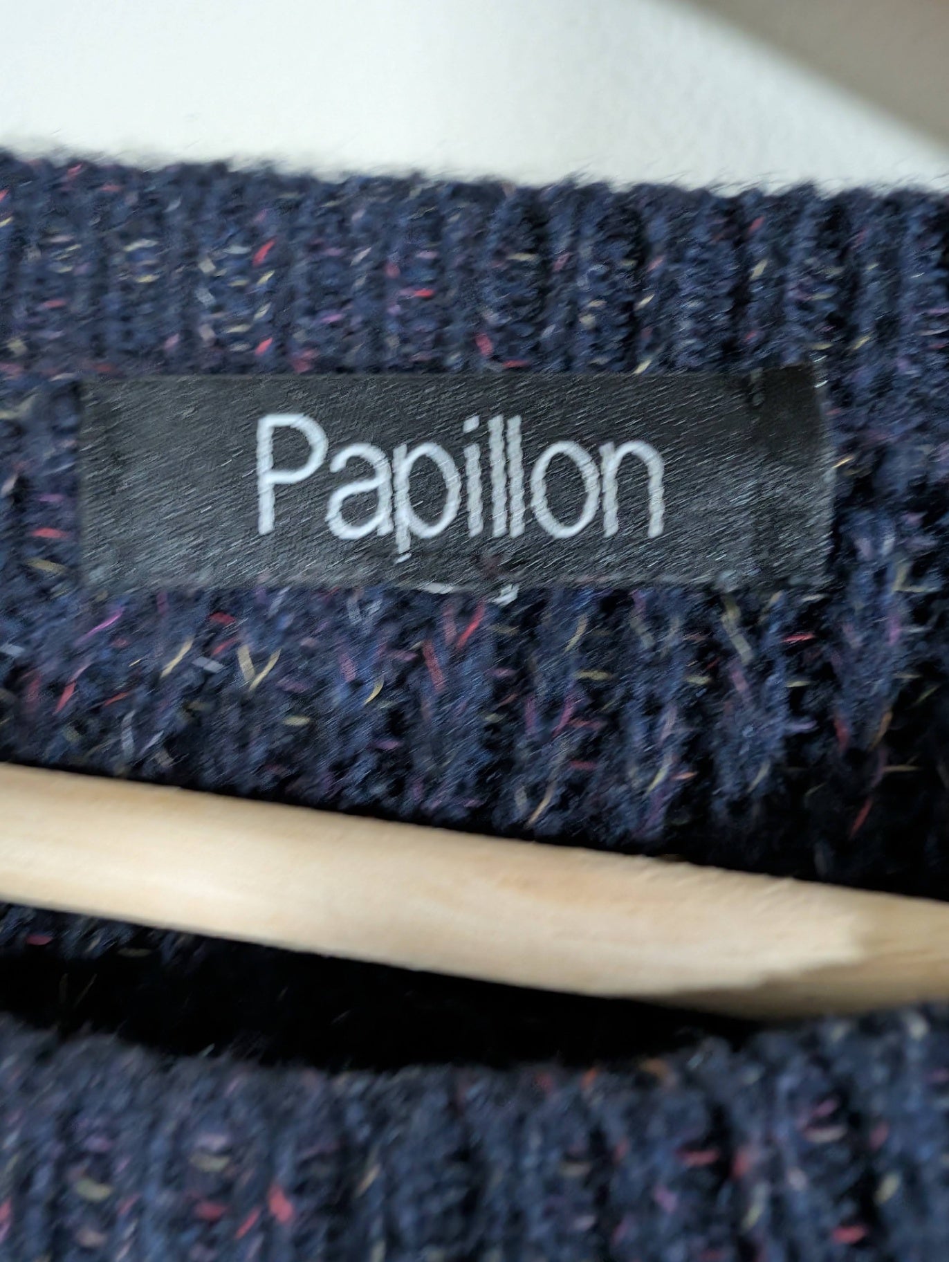 Papillon knit sweater - appears Medium