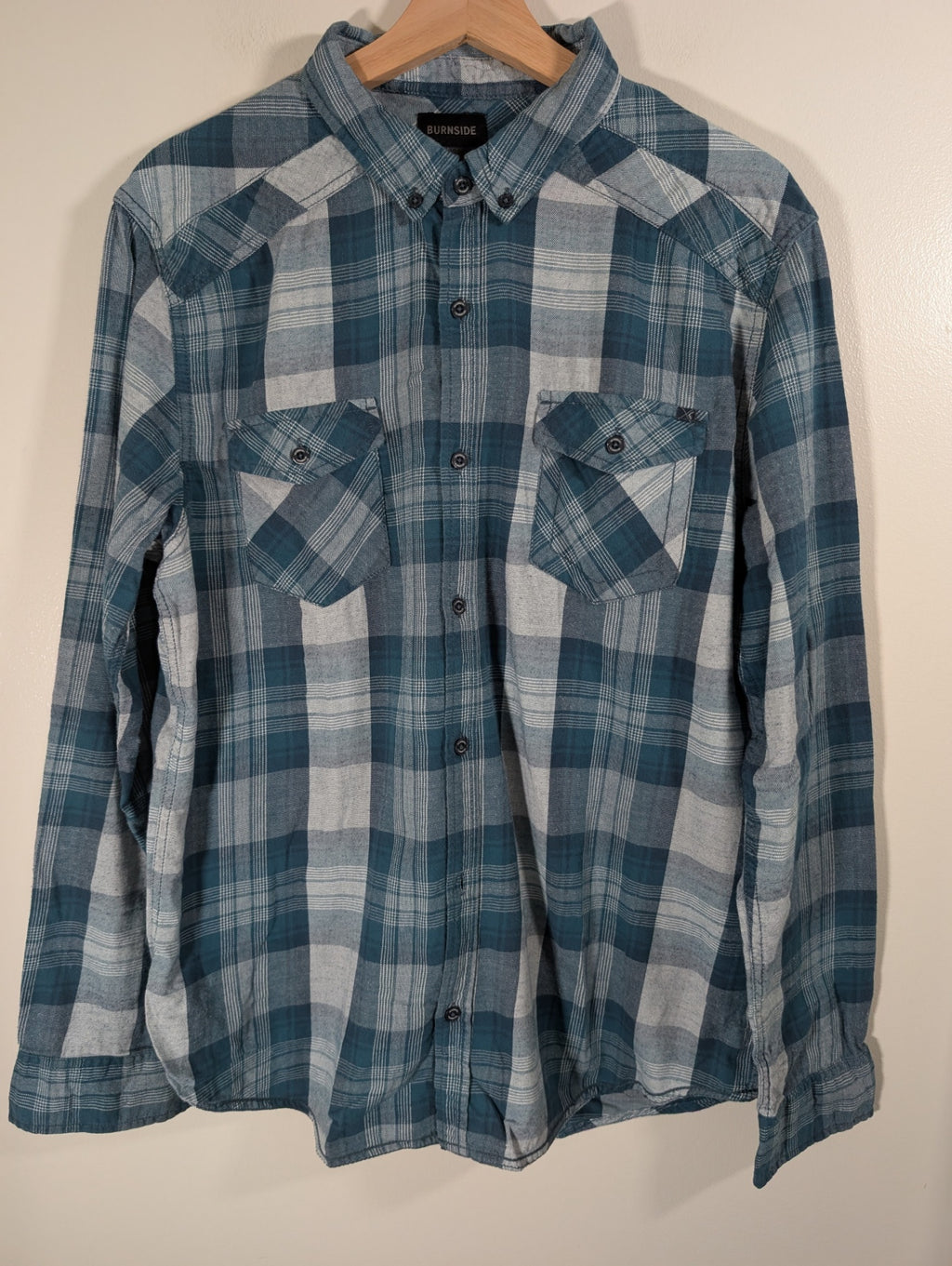 Burnside plaid button up - Men's XL