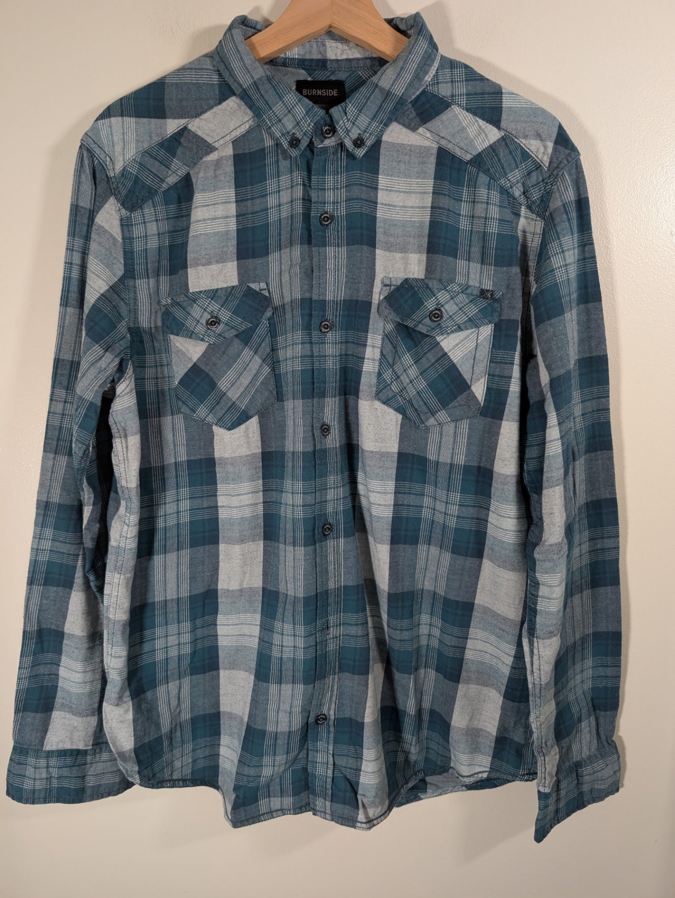 Burnside plaid button up - Men's XL