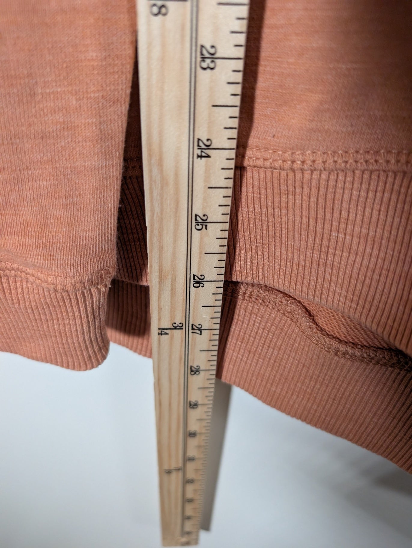 Roxy peach cowl neck long-sleeve - XL