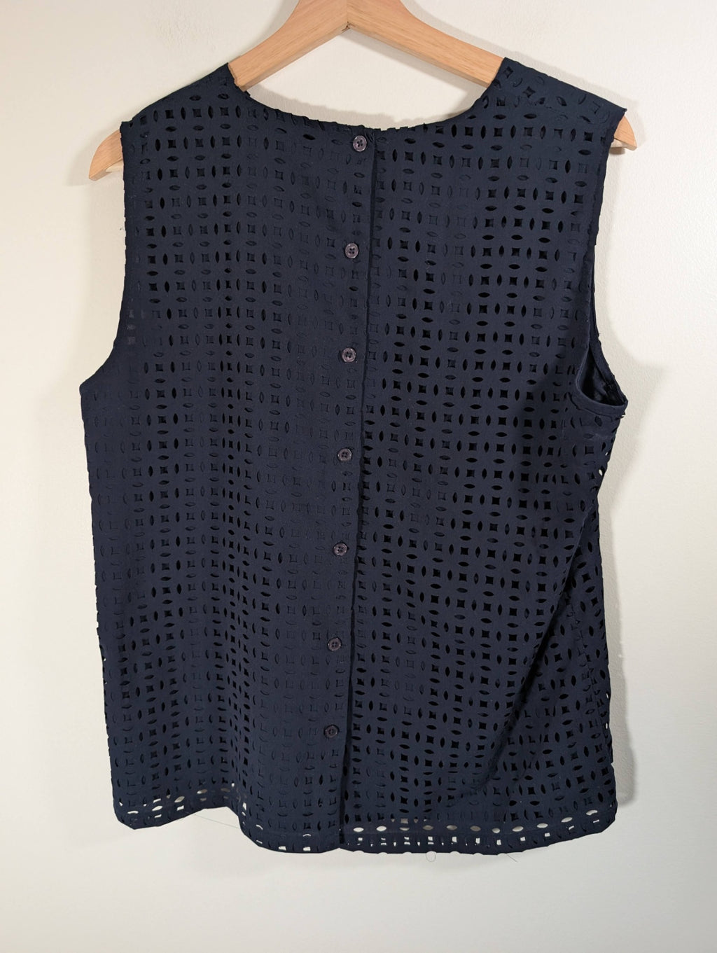 Dalia Collection navy blouse - Large