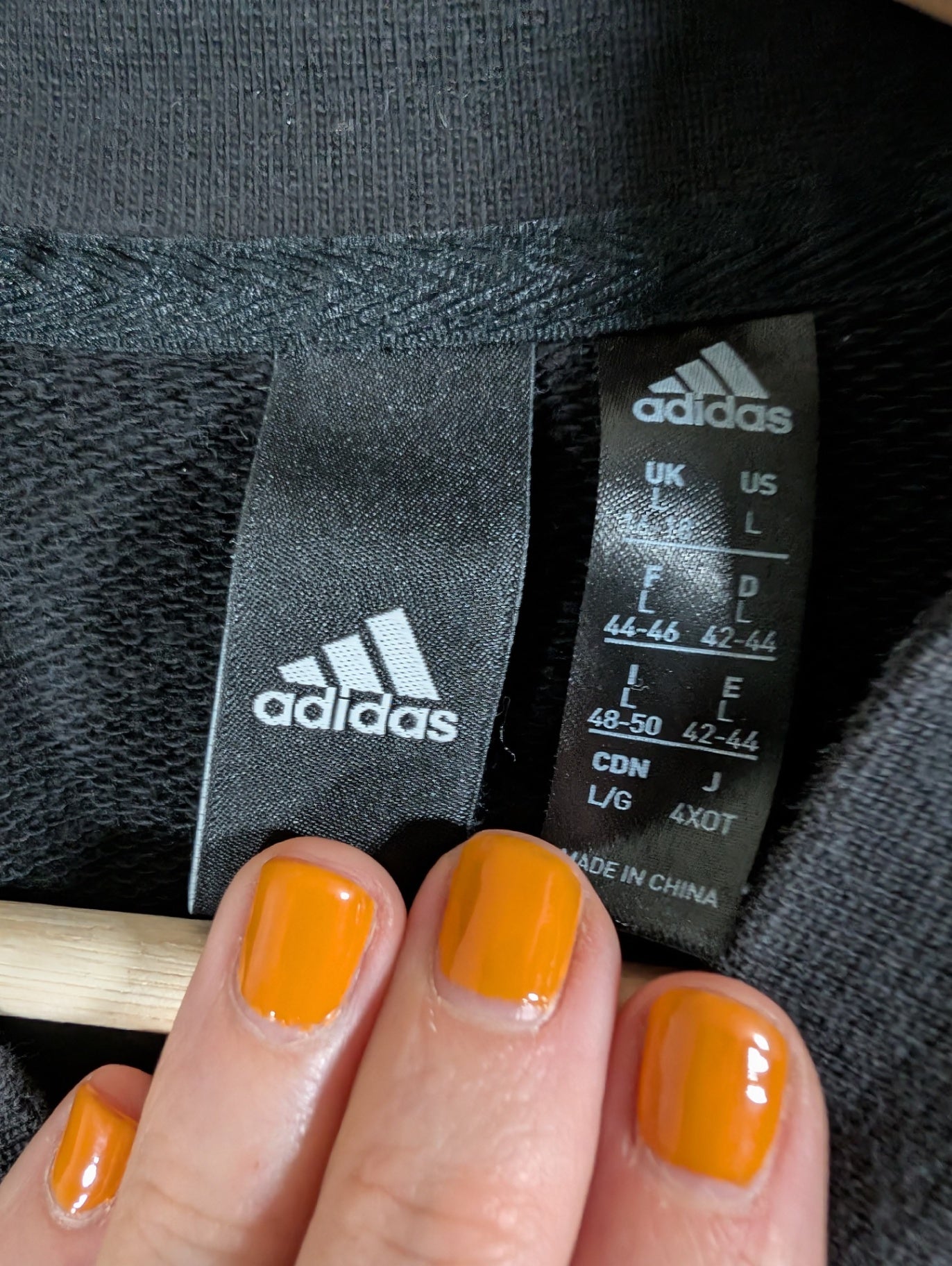 Adidas zip-up - Large