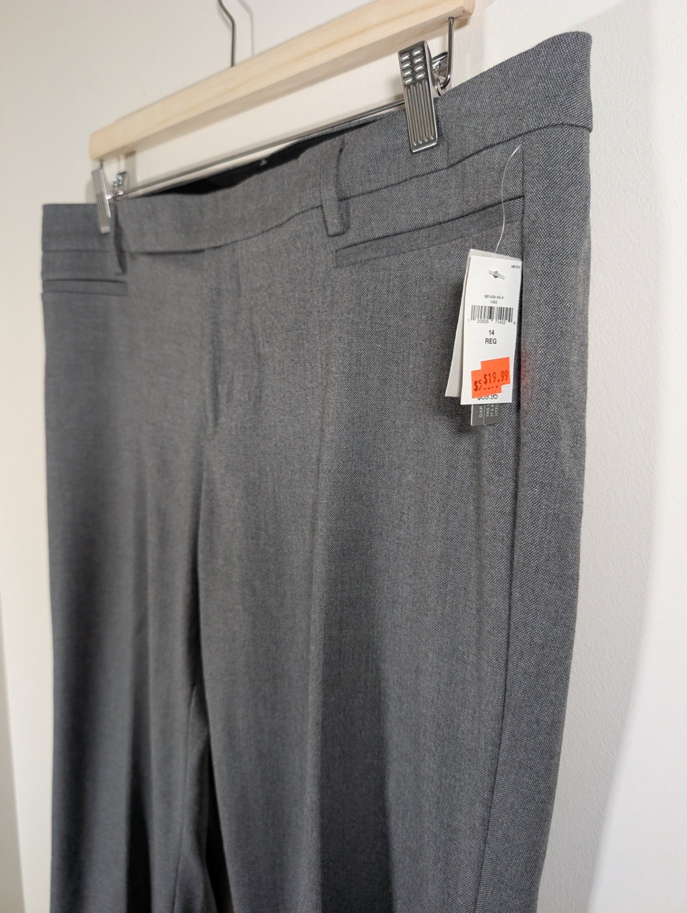 Gap grey modern boot trousers - SZ 14