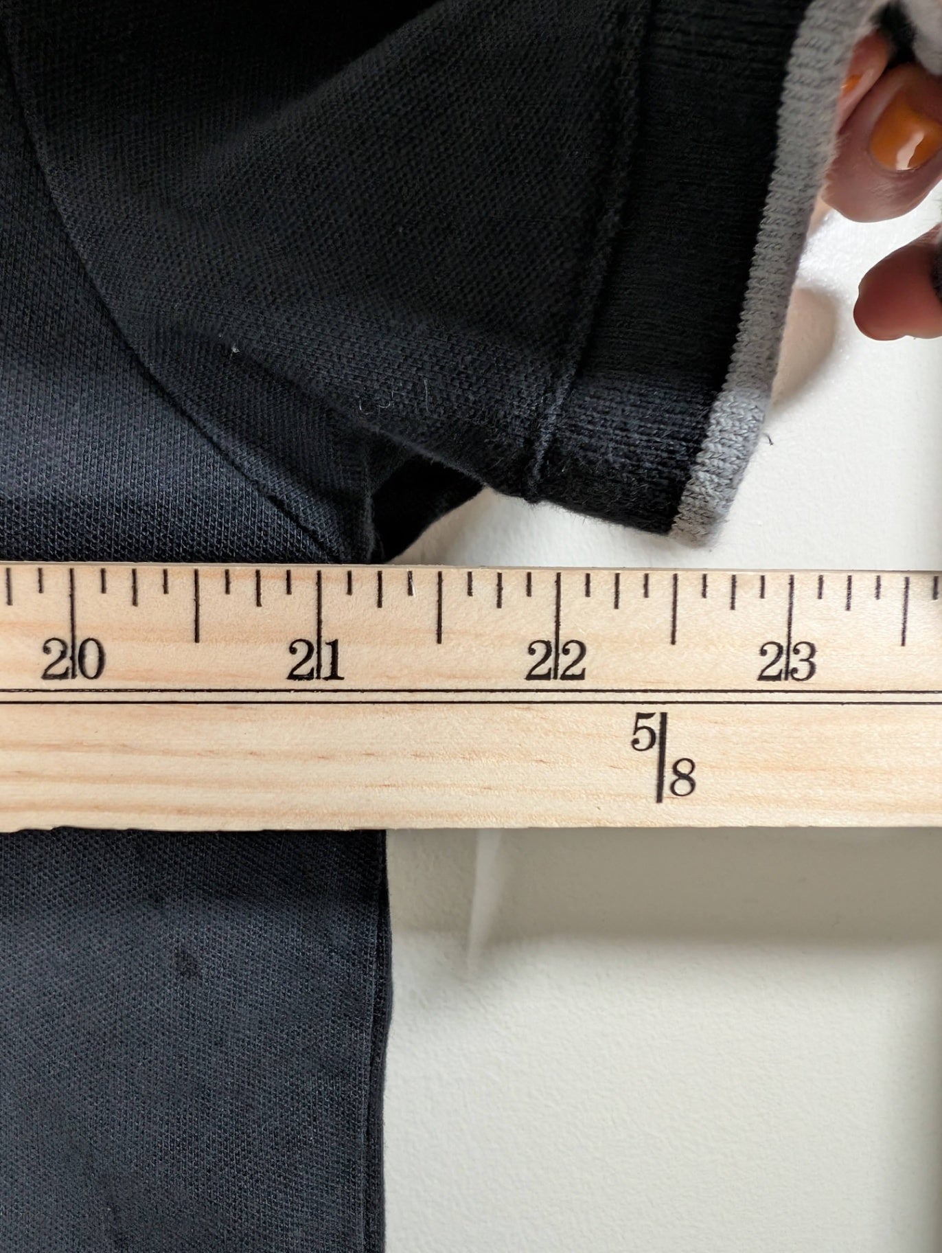 Calvin Klein black/white polo - Men's XL