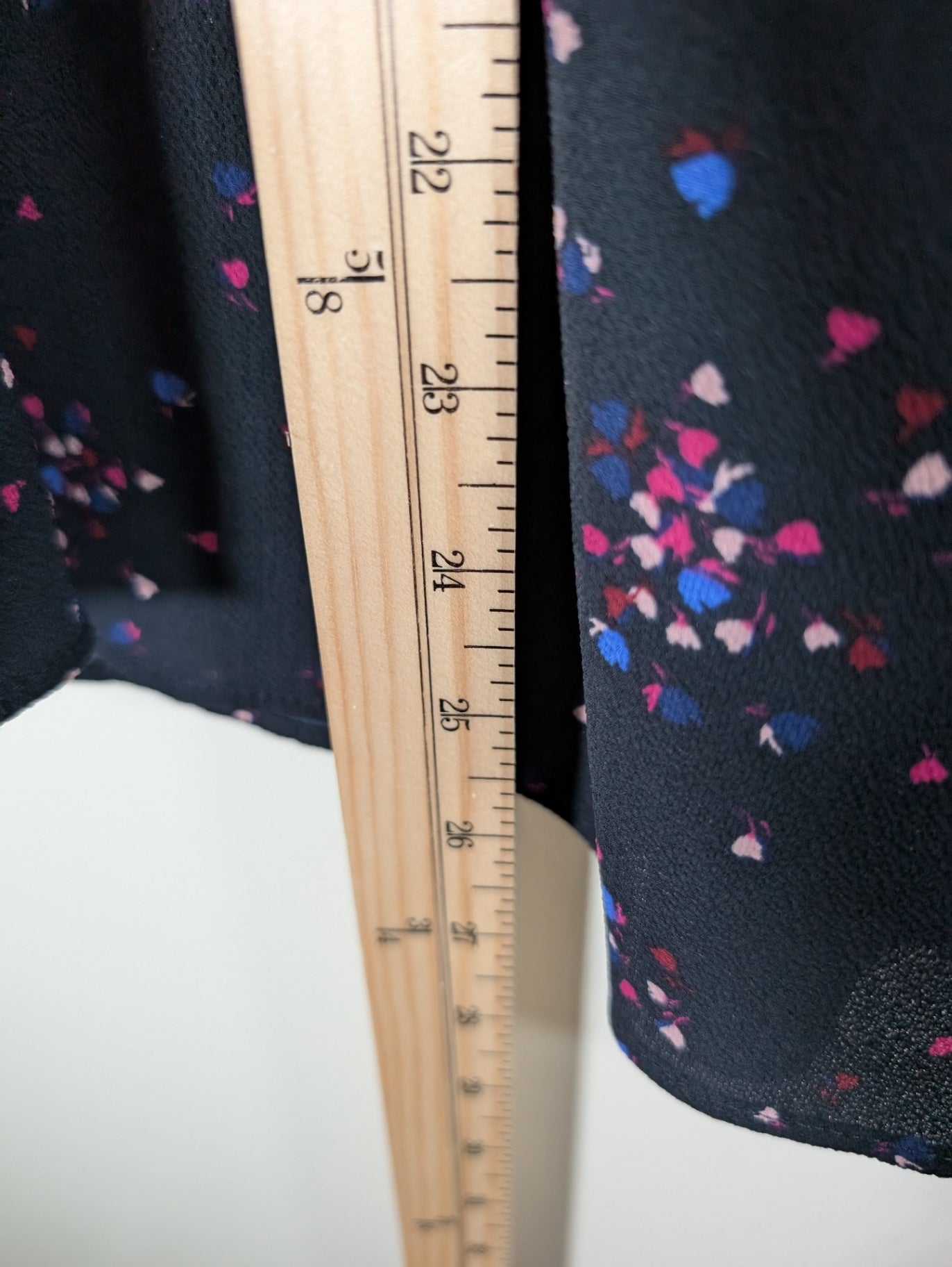 Joe Fresh black floral blouse - XL