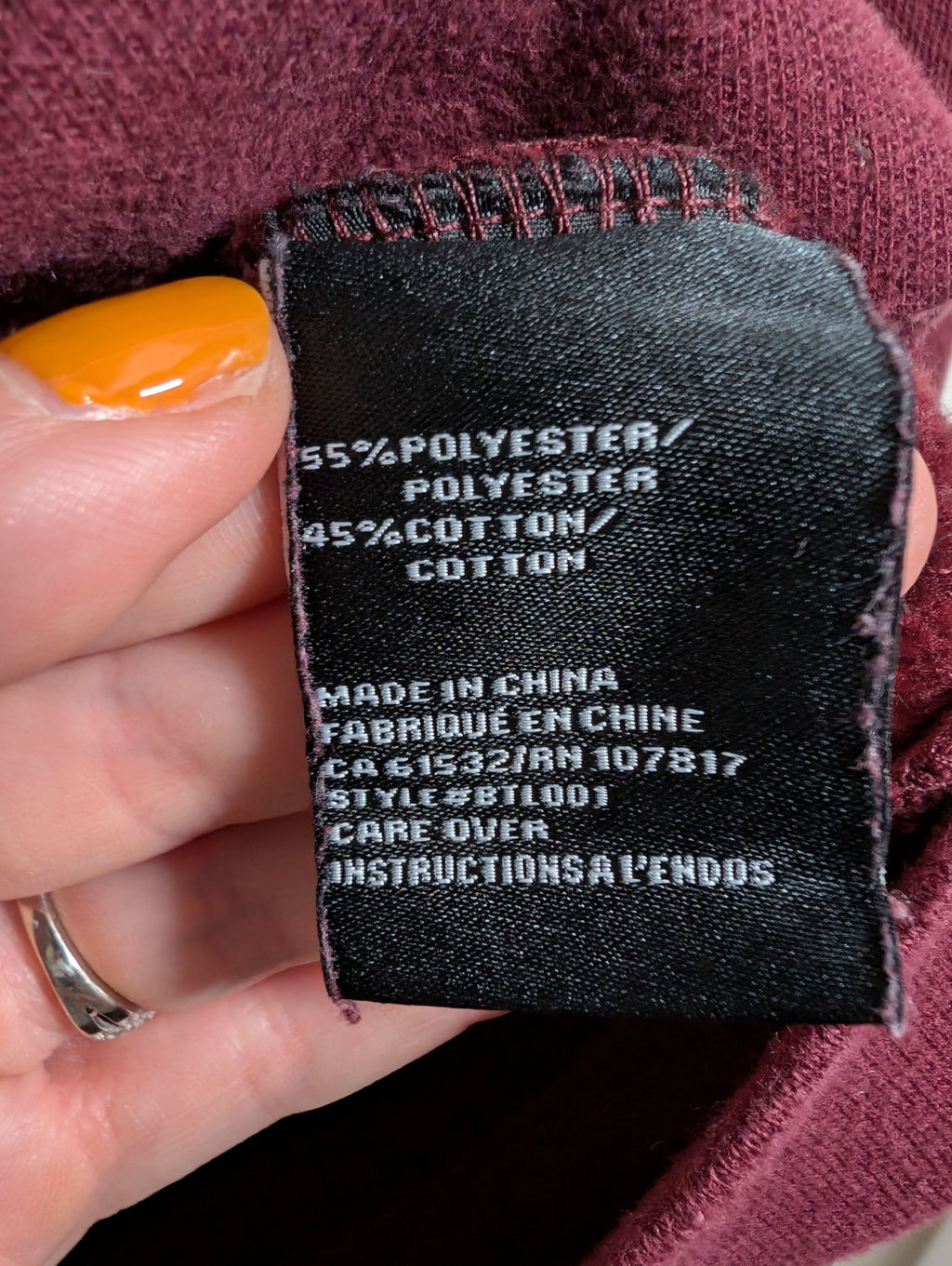 Brunette the Label "Fries before guys" creweneck - Medium