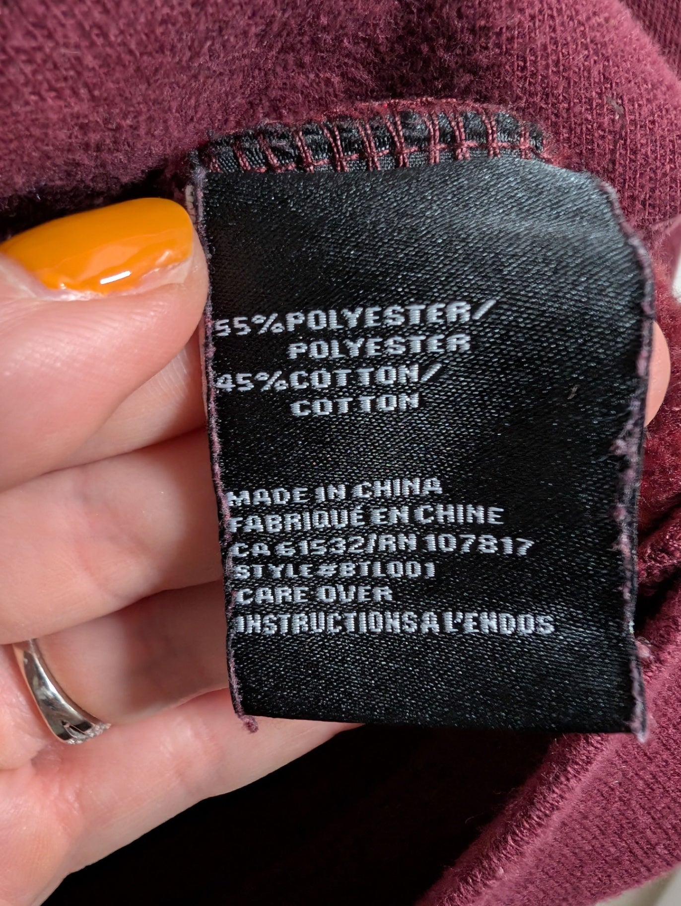 Brunette the Label "Fries before guys" creweneck - Medium