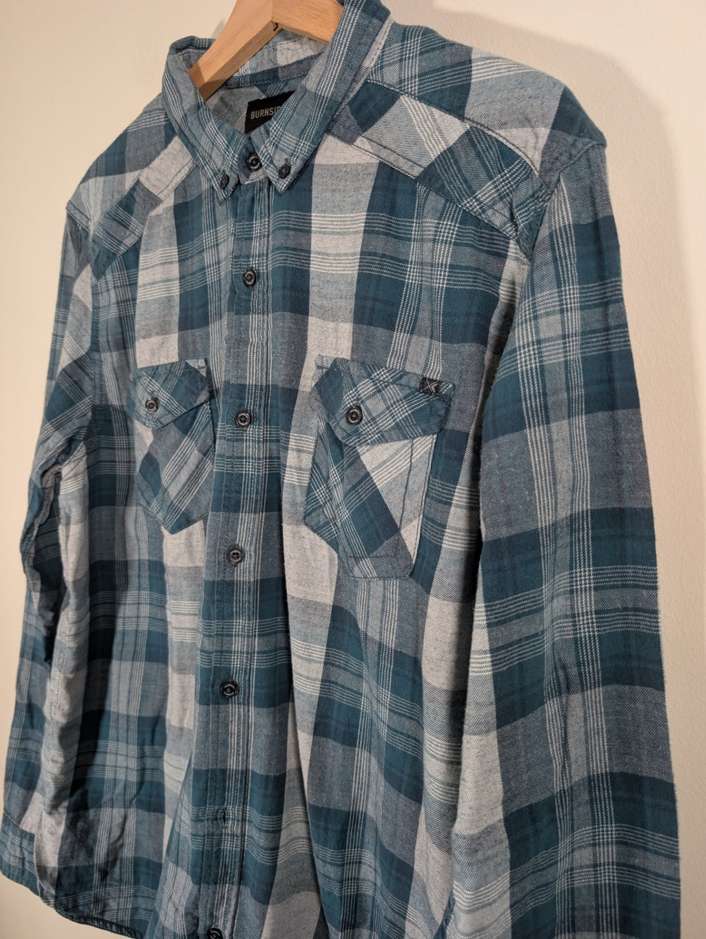 Burnside plaid button up - Men's XL