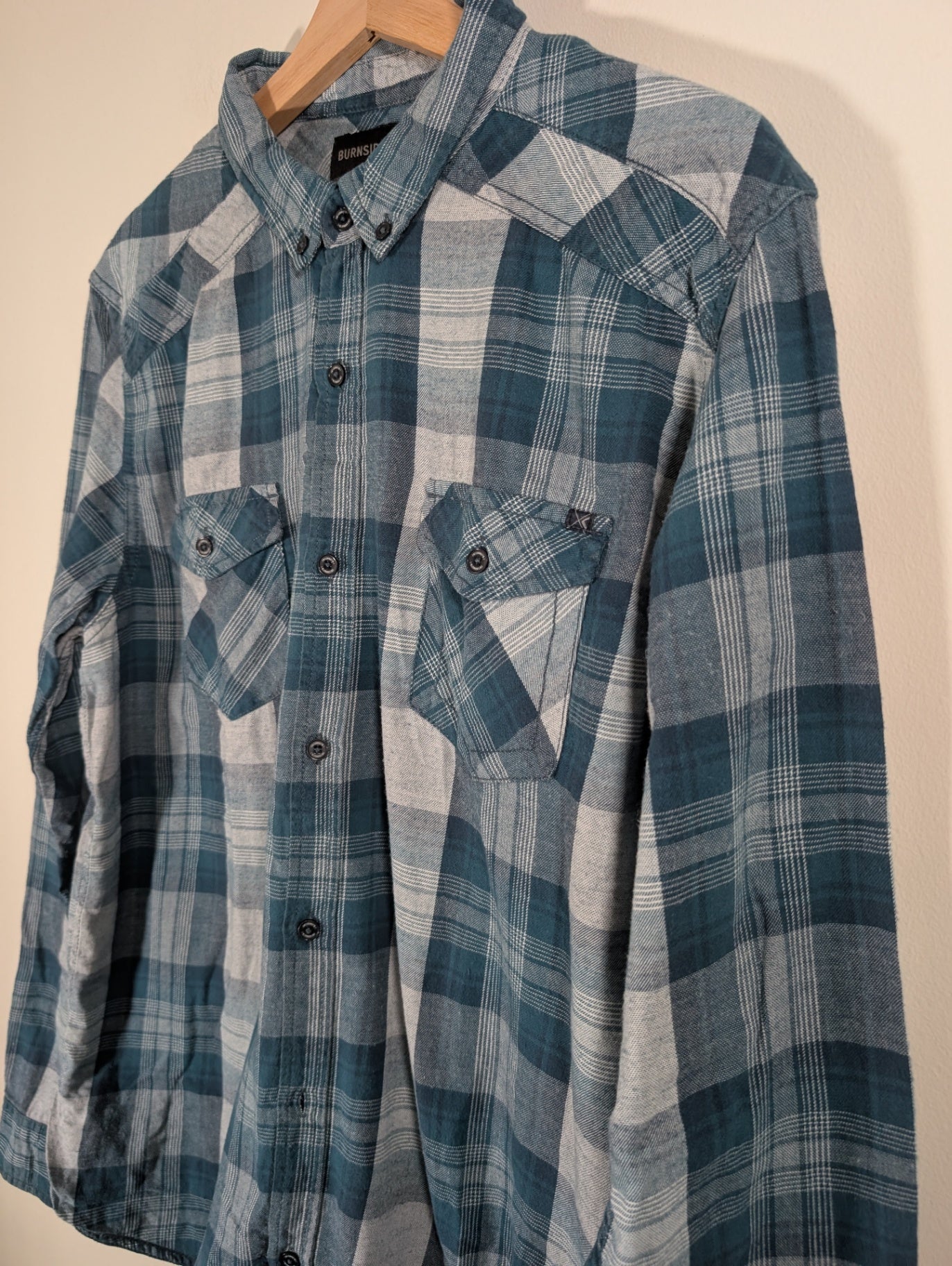 Burnside plaid button up - Men's XL