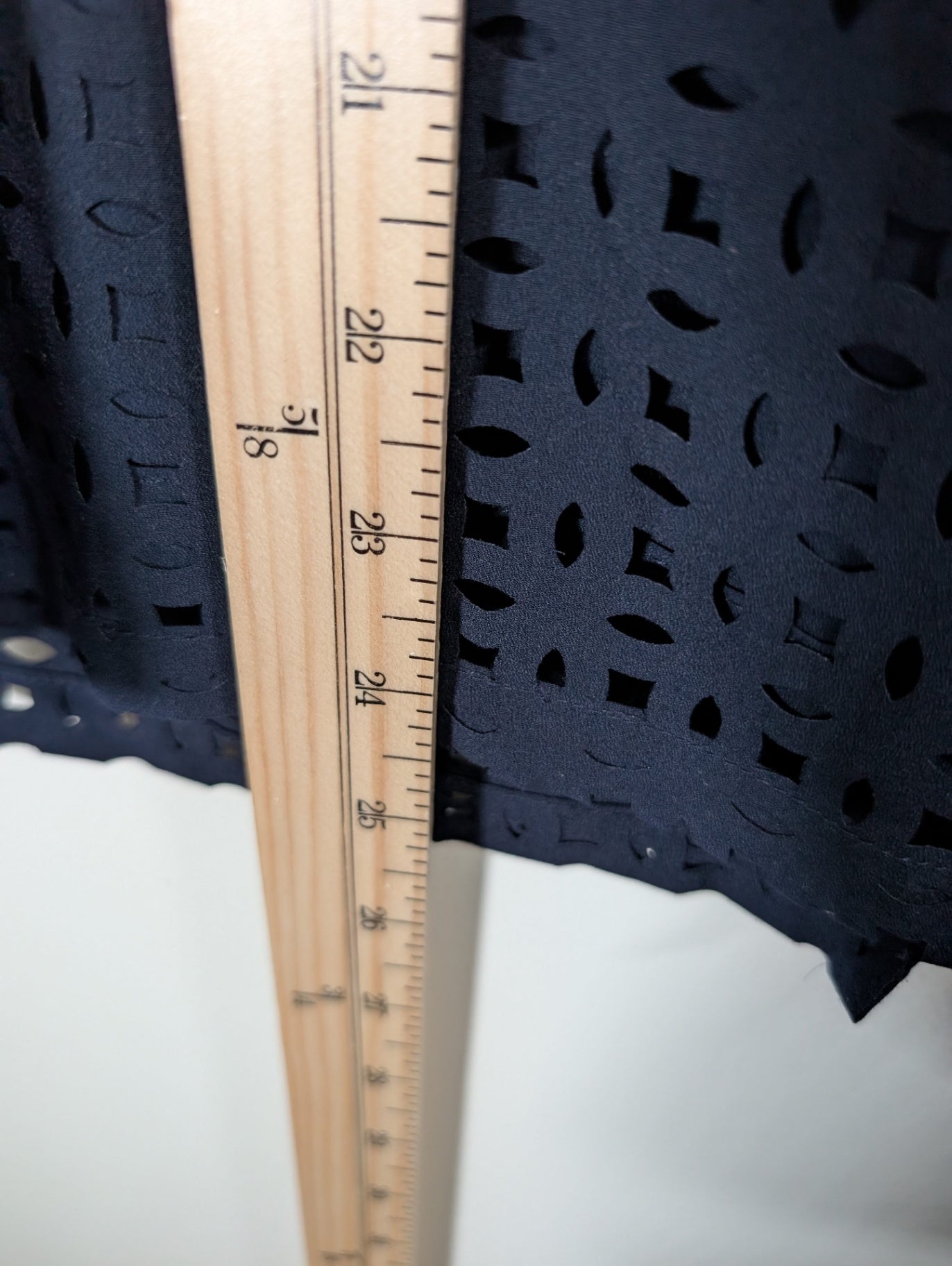 Dalia Collection navy blouse - Large