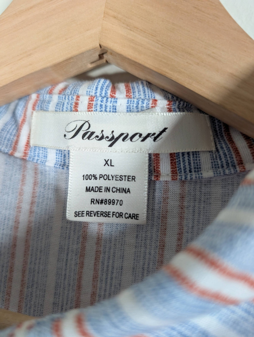 Passport button up - XL