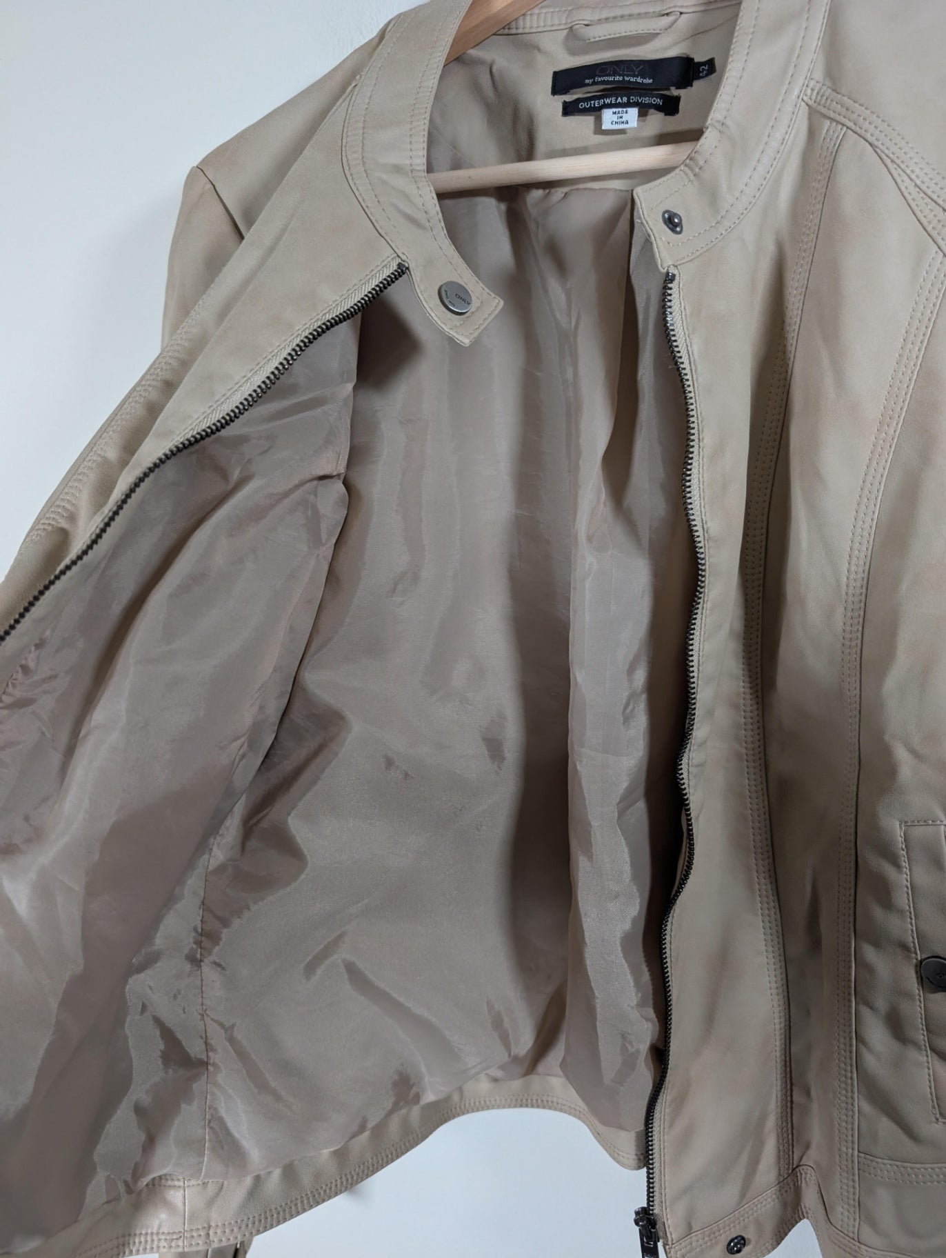 ONLY faux leather jacket - SZ 42