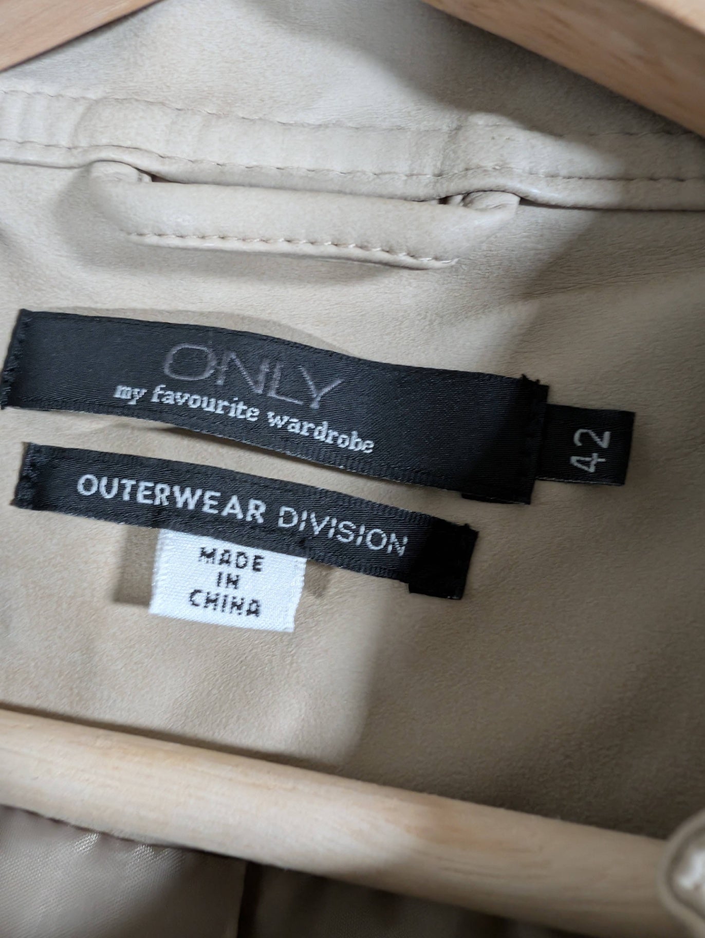 ONLY faux leather jacket - SZ 42