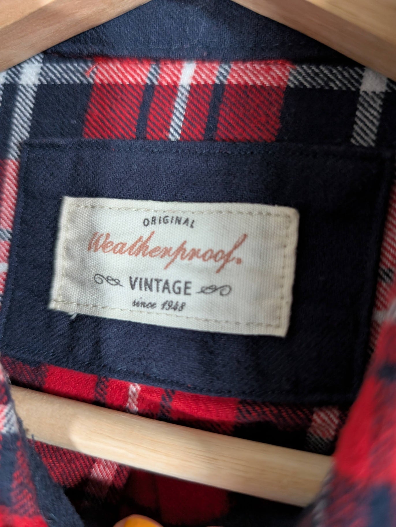 Weatherproof Vintage Co. red plaid button up - Large