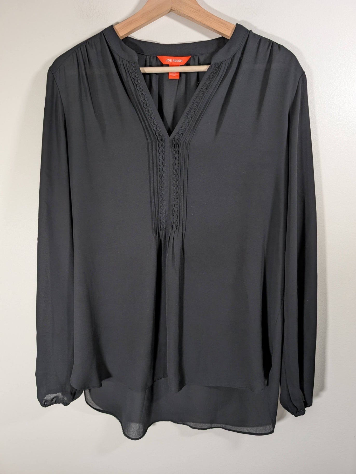 Joe Fresh black blouse - Large