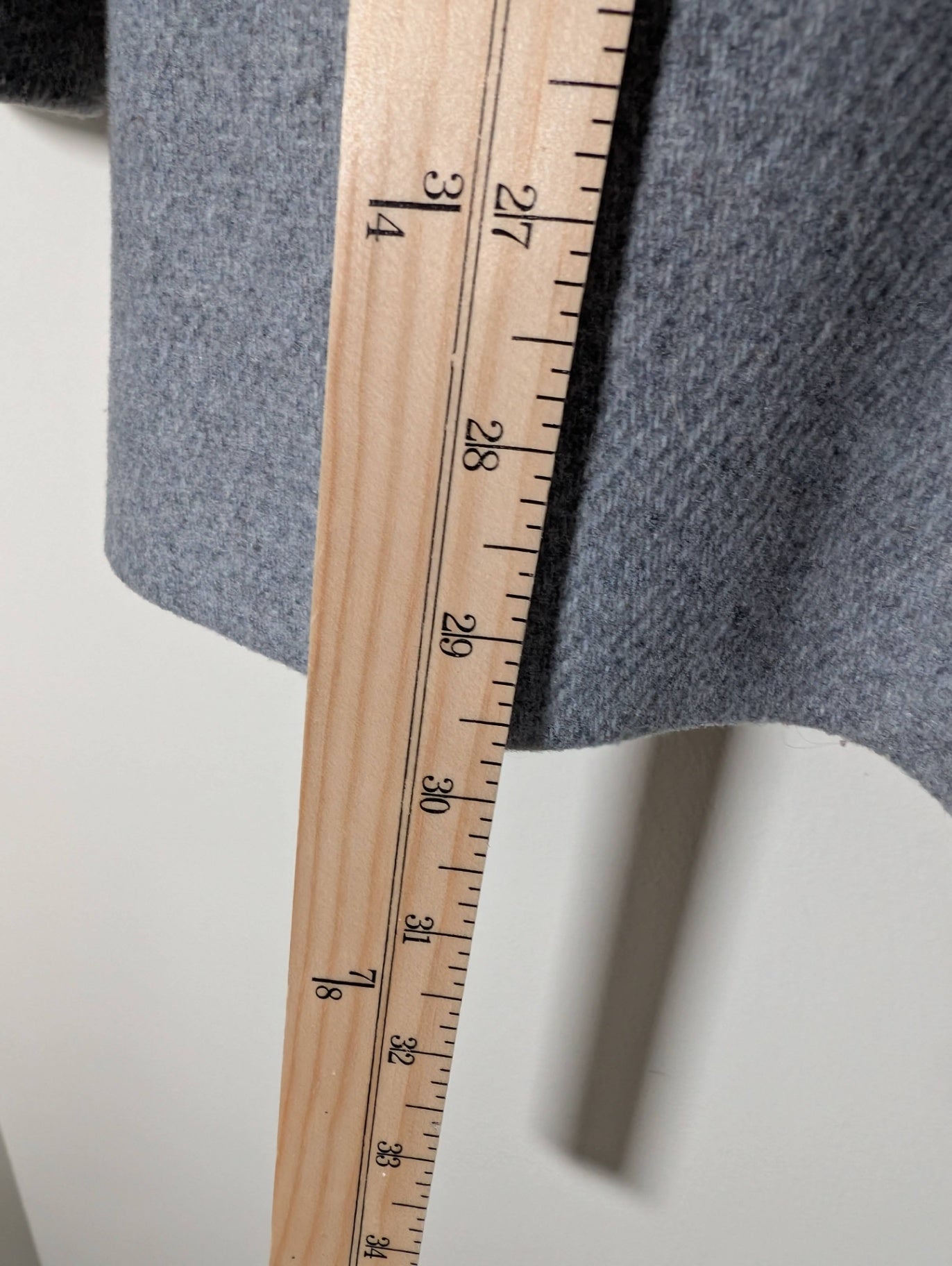 Vero Moda grey wool-blend coat - XL