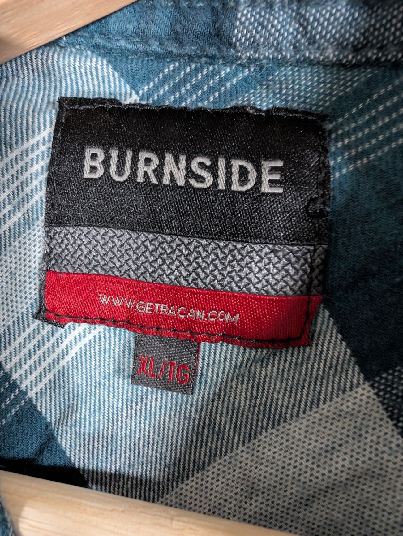 Burnside plaid button up - Men's XL