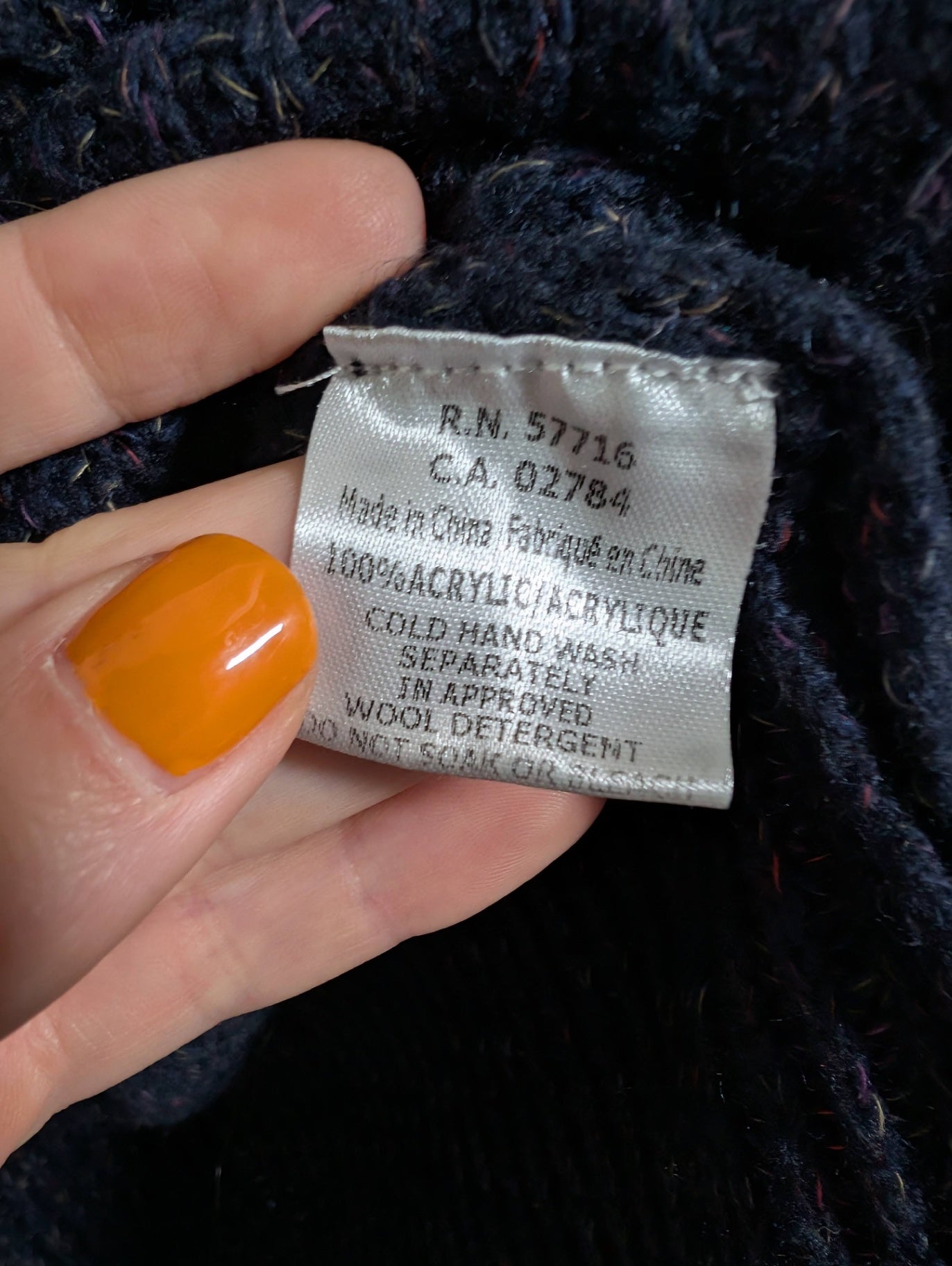 Papillon knit sweater - appears Medium