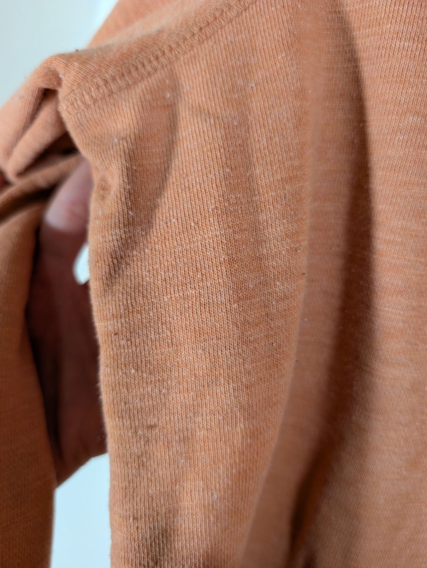 Roxy peach cowl neck long-sleeve - XL