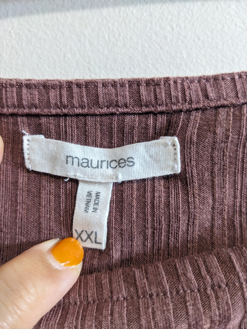 Maurices mauve tank - 2XL