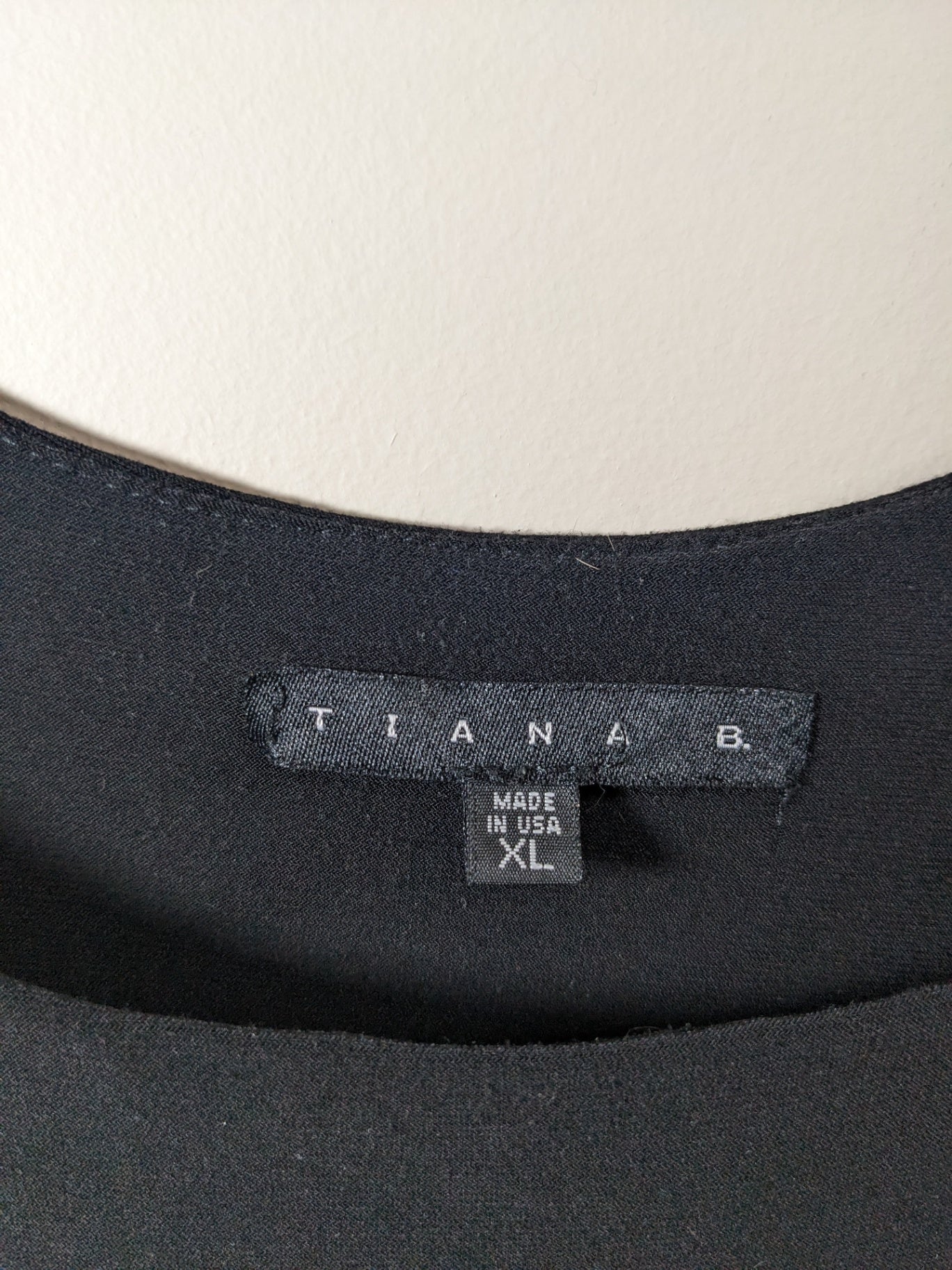 Tiana B. tiered black dress - XL