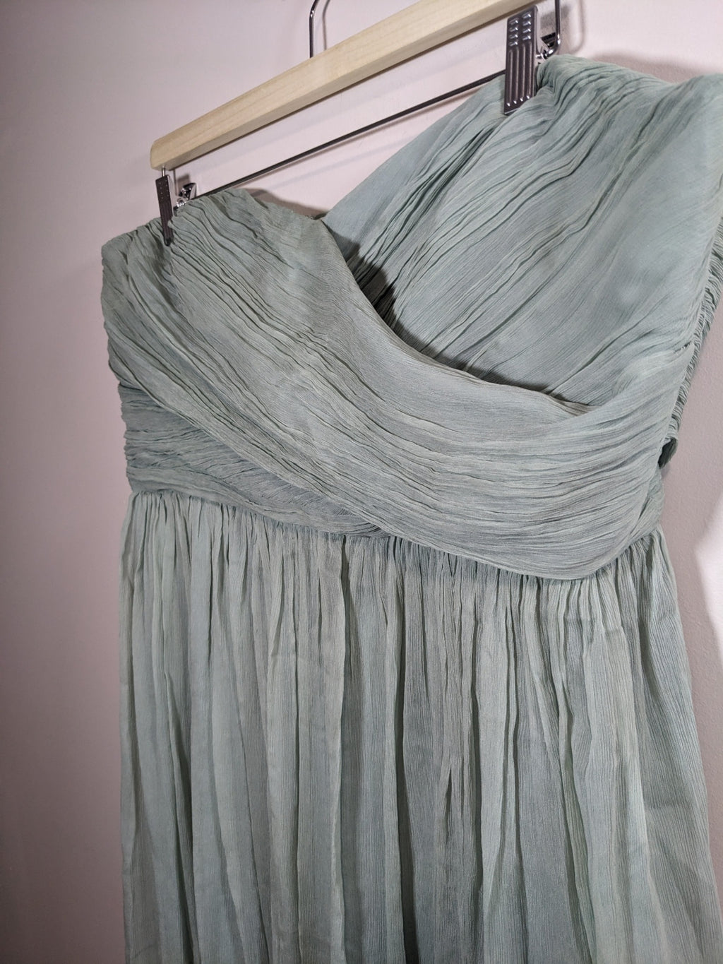 J. Crew silk mint strapless dress - SZ 20