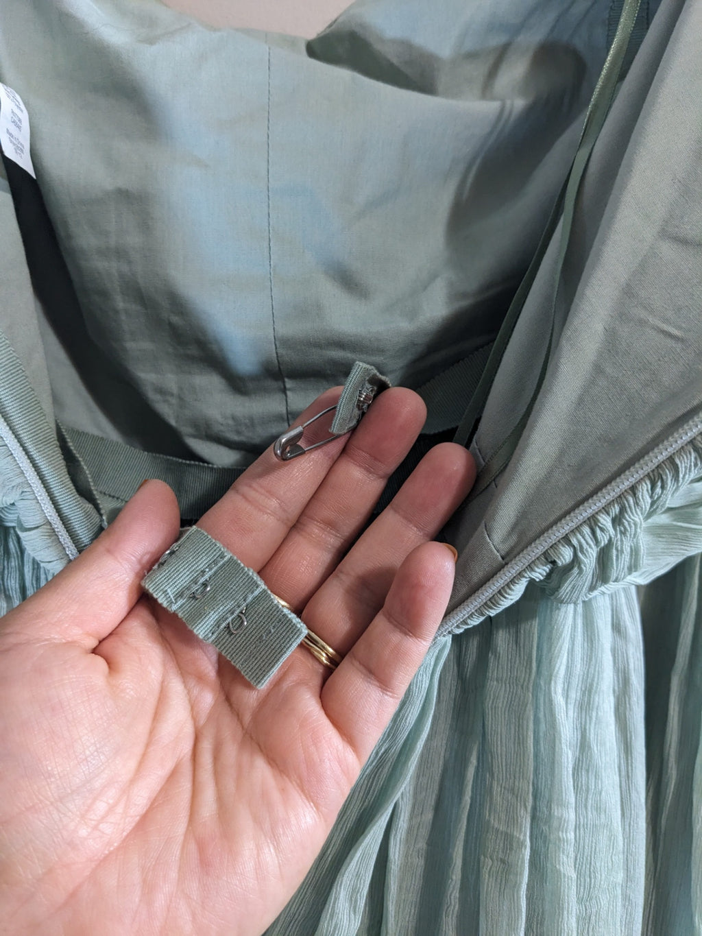 J. Crew silk mint strapless dress - SZ 20