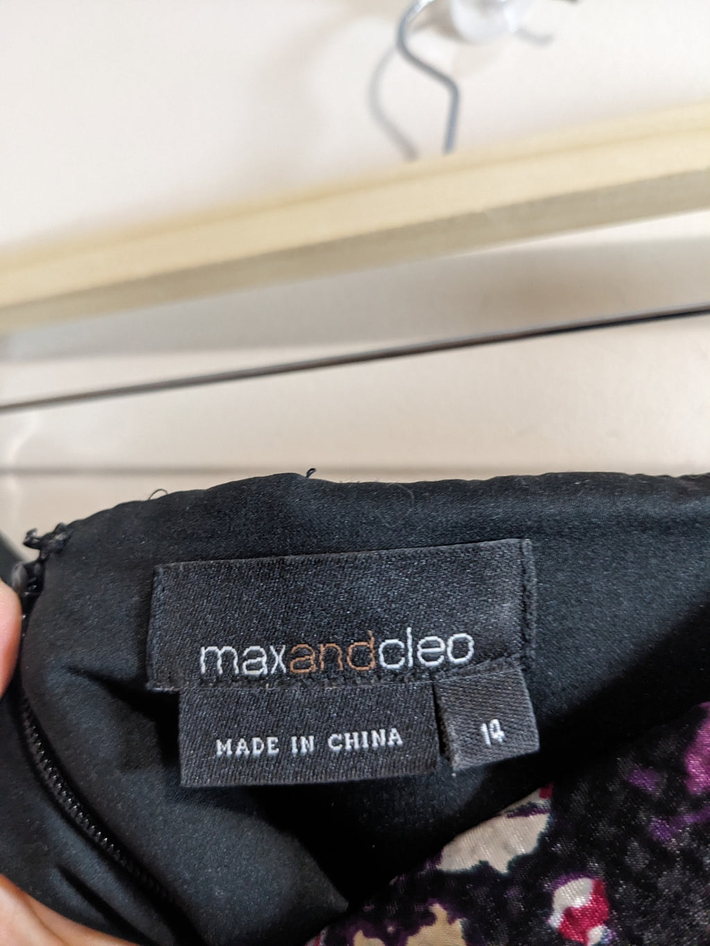 MaxandCleo strapless purple dress - SZ 14