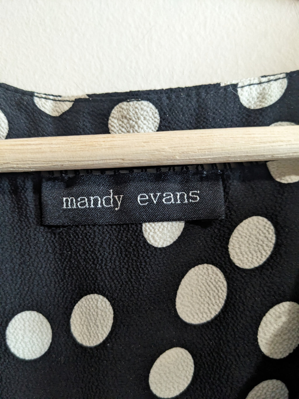 Mandy Evans polka dot blouse- XL