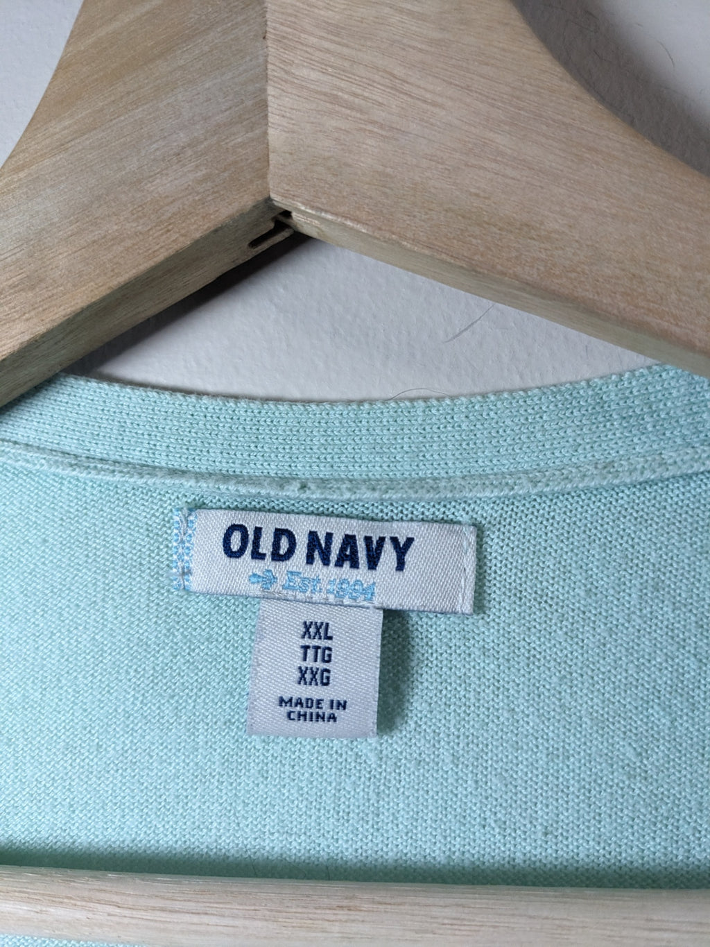 Old Navy mint cardigan - 2XL
