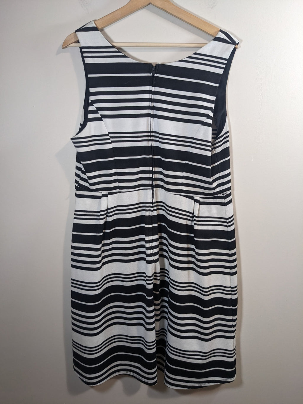 MERONA black/white striped dress - XL